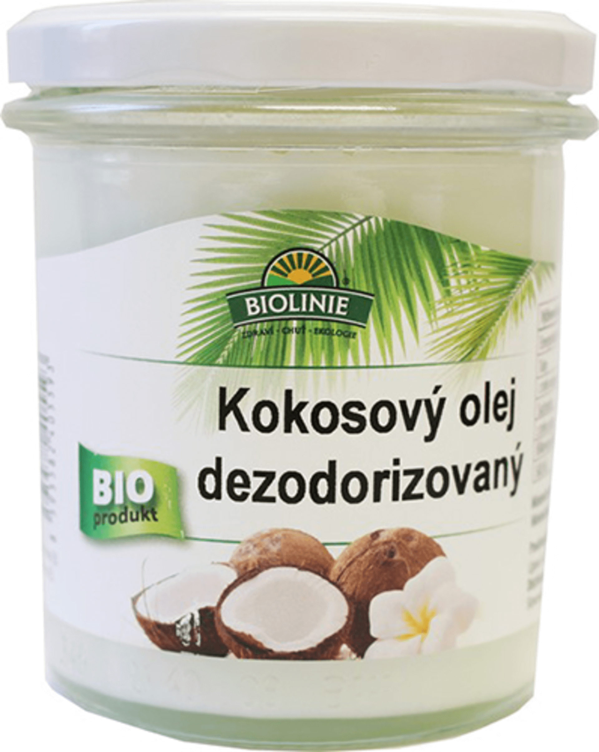 E-shop Biolinie Olej kokosový panenský dezodorizovaný BIO 240 g