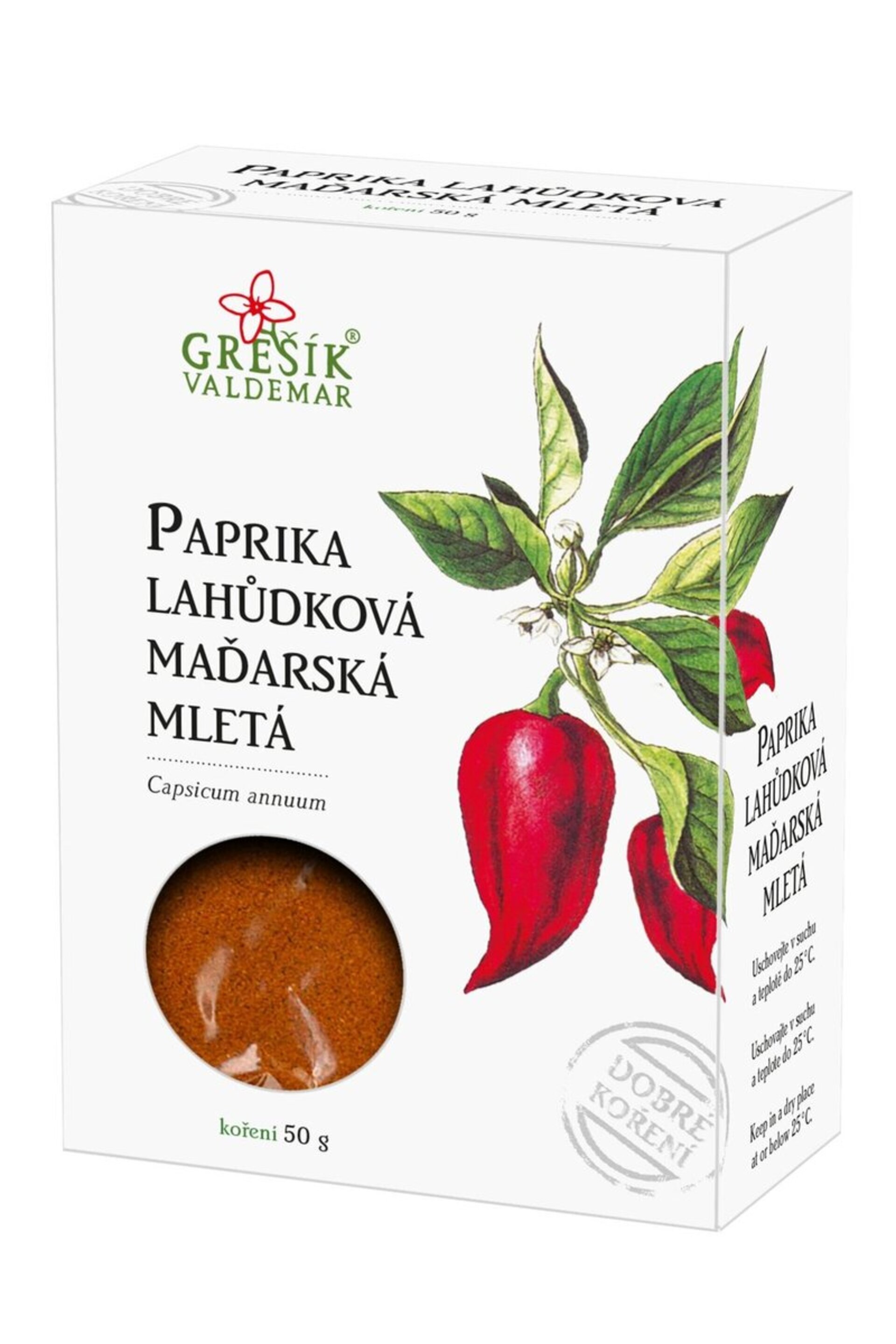 E-shop Grešík Paprika lahôdková maďarská mletá 50 g