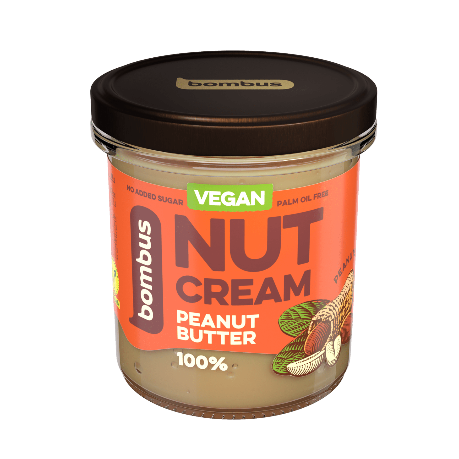 E-shop Bombus Nuts Energy Peanut Butter 100% 300 g