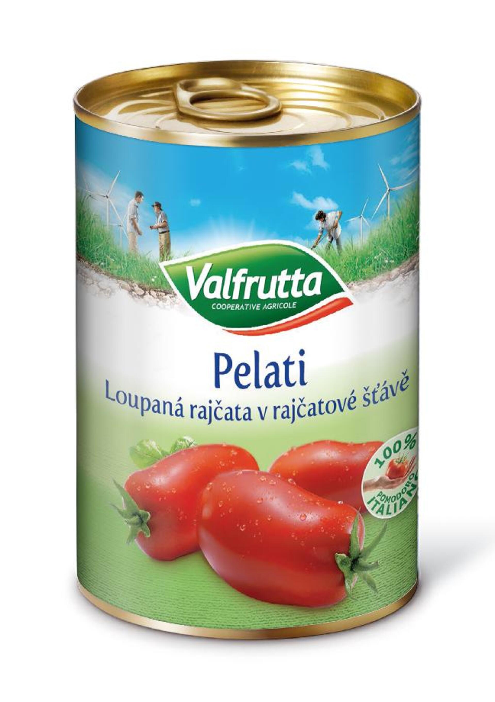 E-shop Valfrutta Lúpané paradajky v paradajkovej šťave 400 g