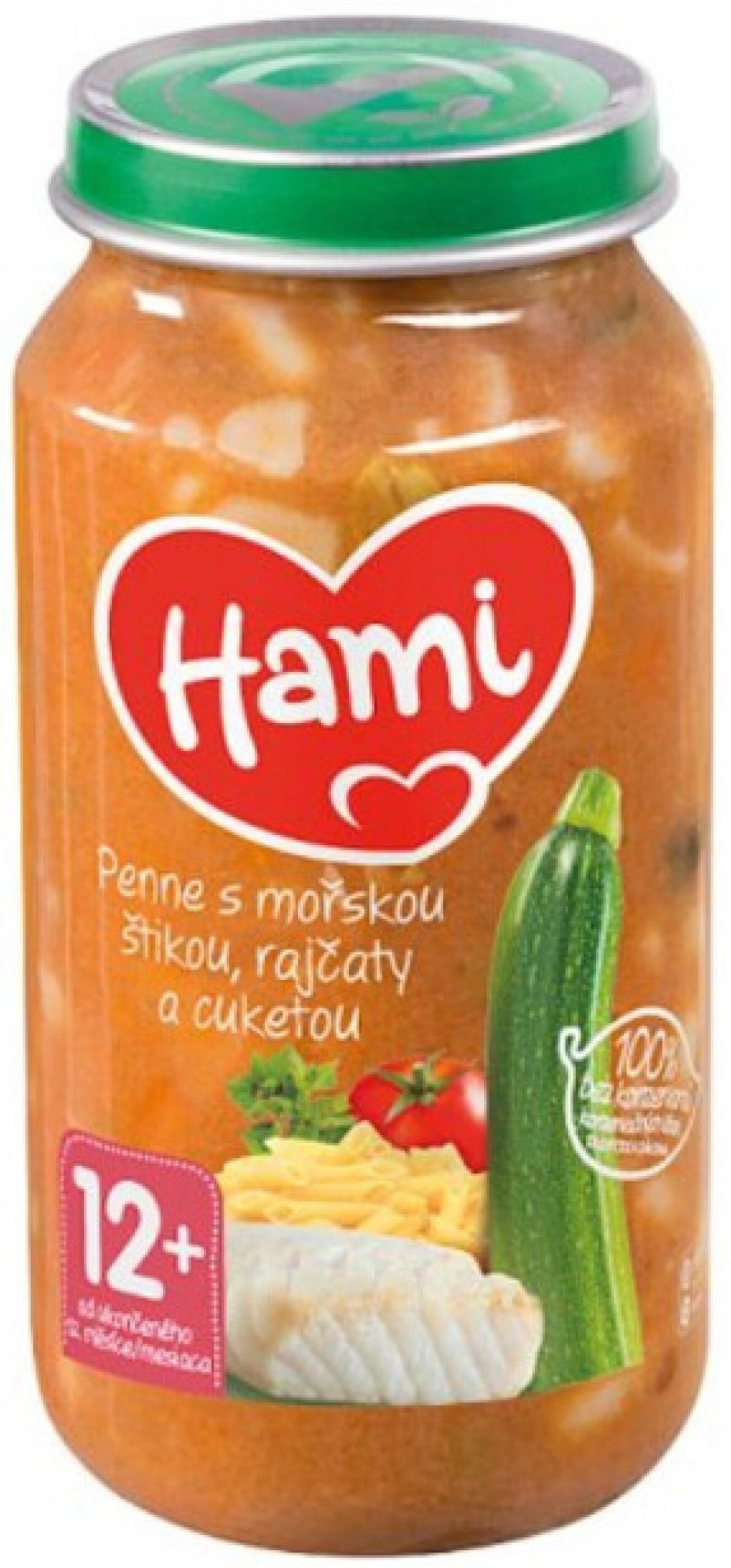 E-shop Hami Penne s morskou šťukou paradajkami a cuketou 250 g