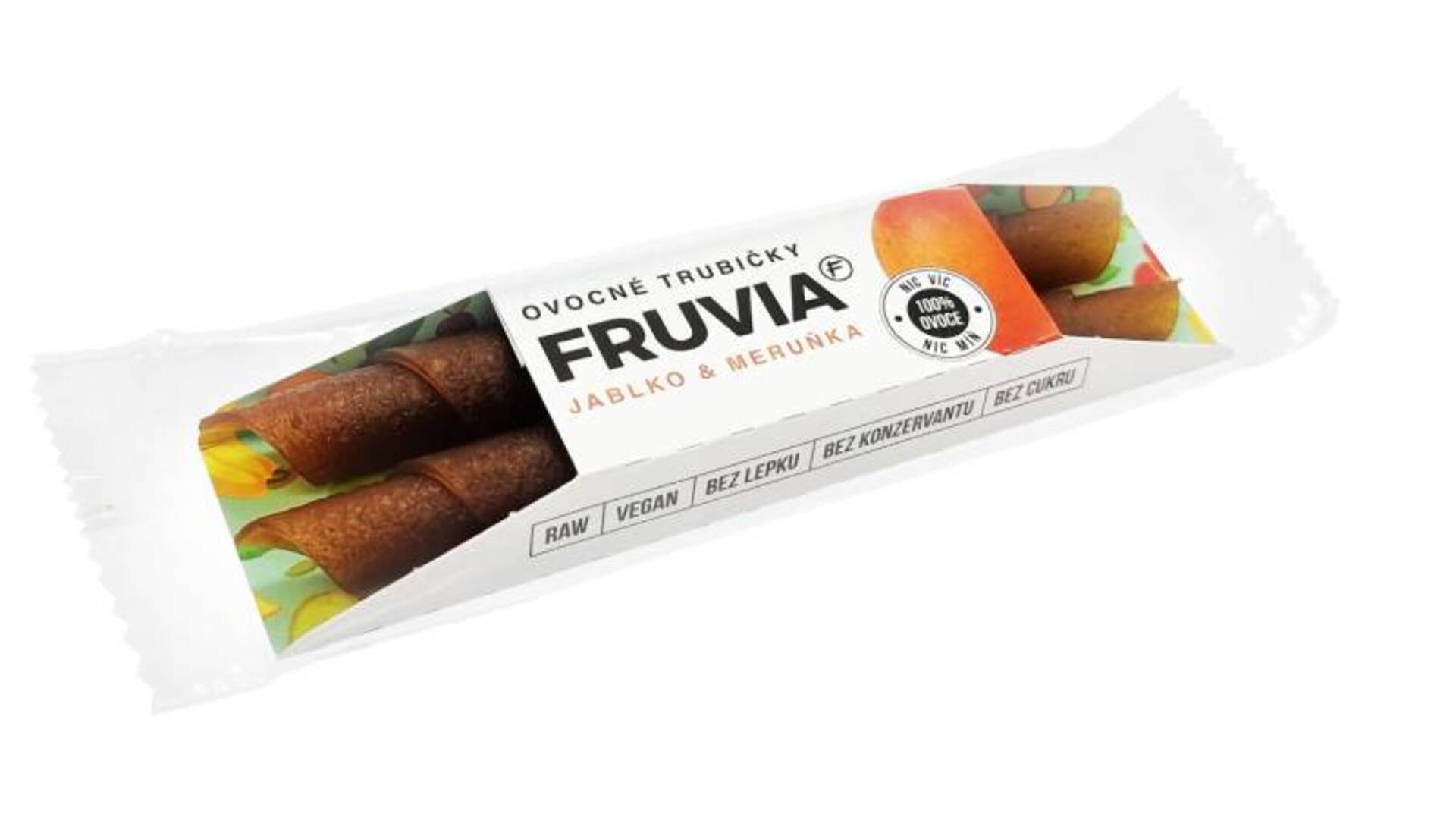 E-shop Fruvia Ovocné trubičky jablko a marhuľa 20 g