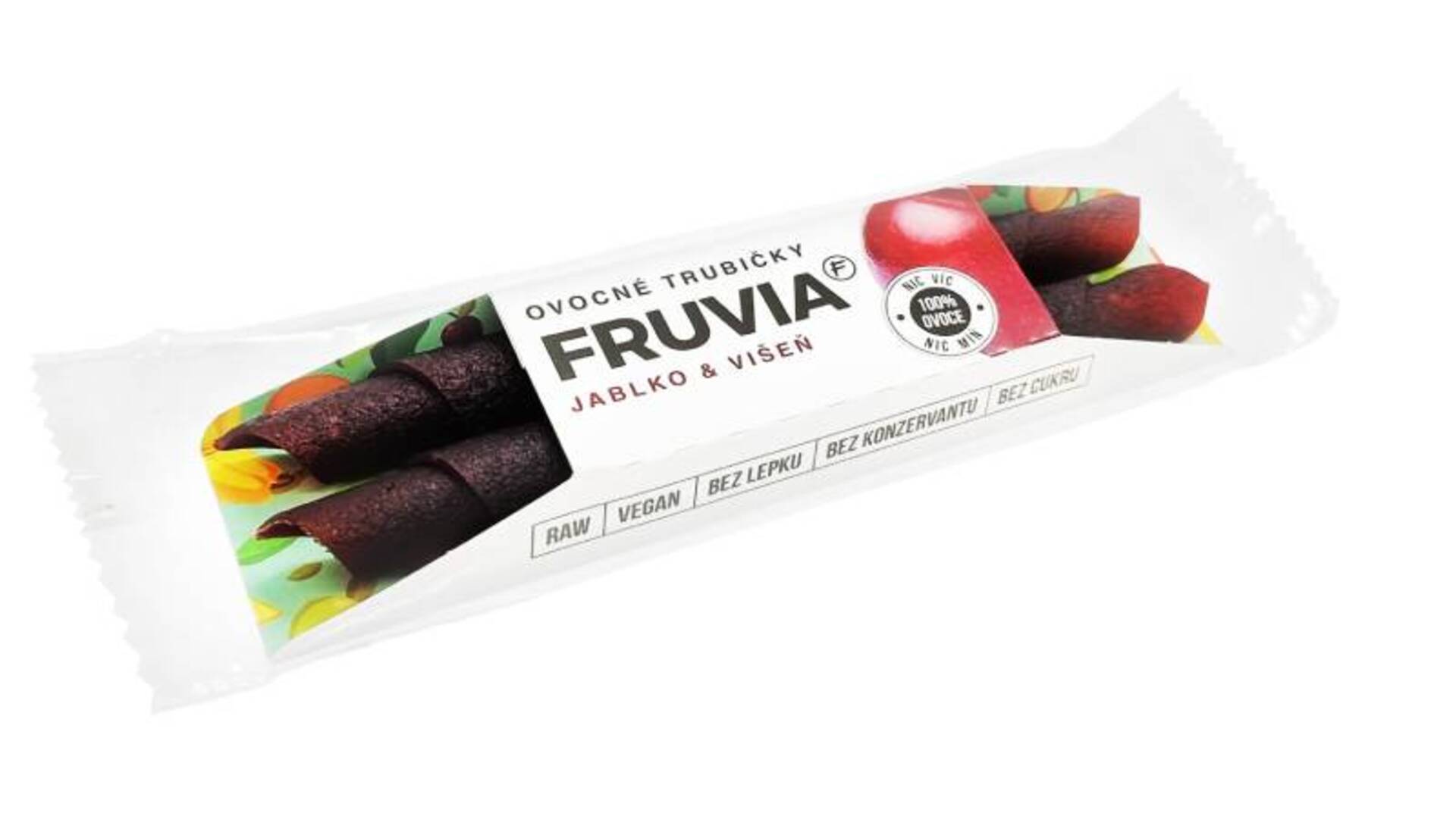 E-shop Fruvia Ovocné trubičky jablko a višňa 20 g