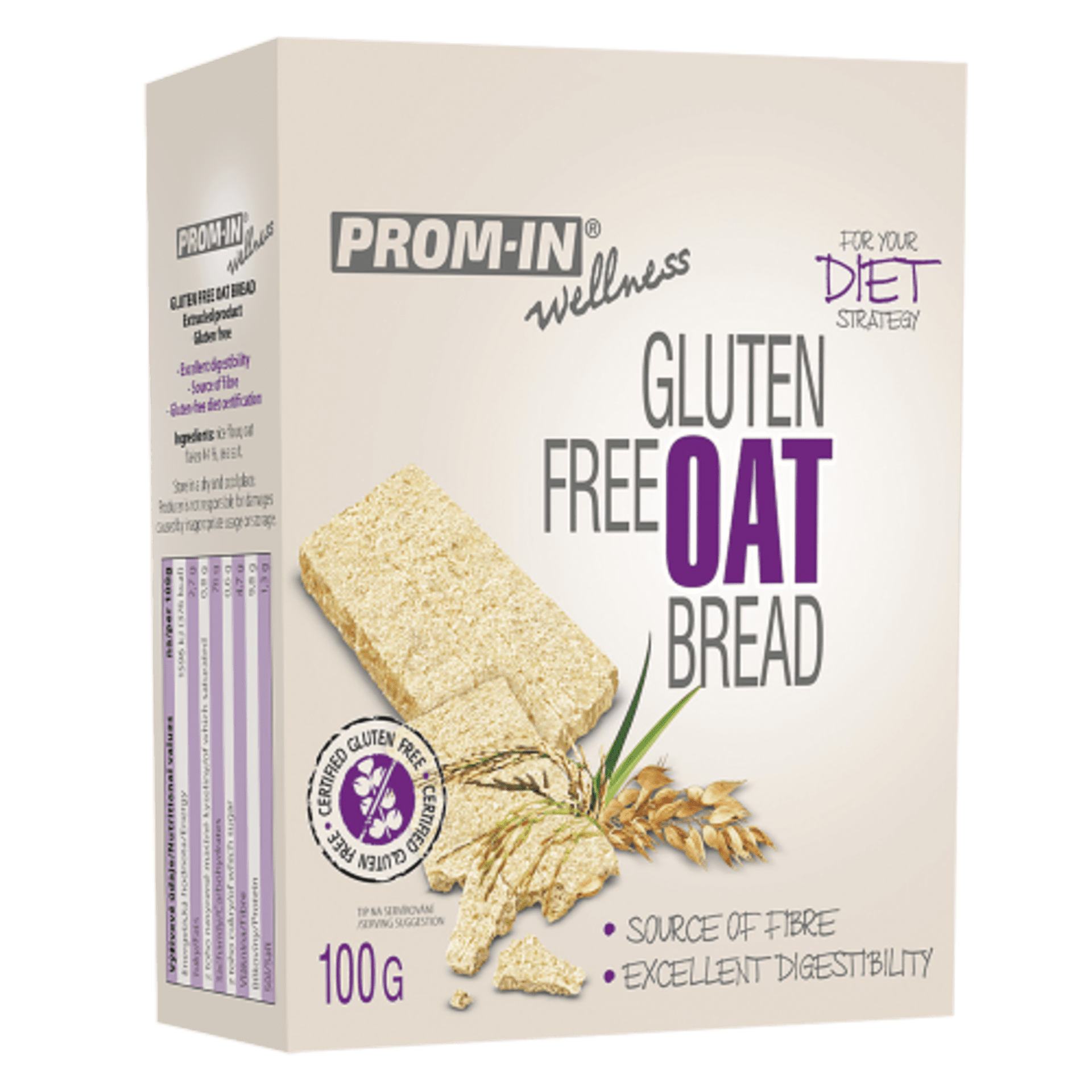 E-shop Prom-IN Gluten Free Oat Bread 100 g