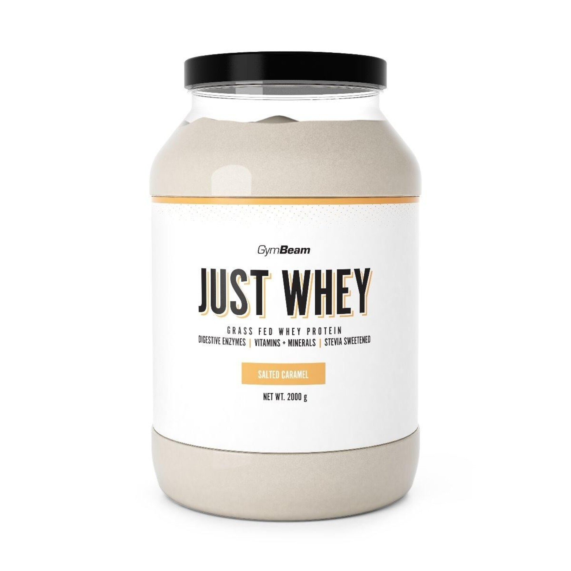 E-shop GymBeam Protein Just Whey 2000 g - Salted caramel
