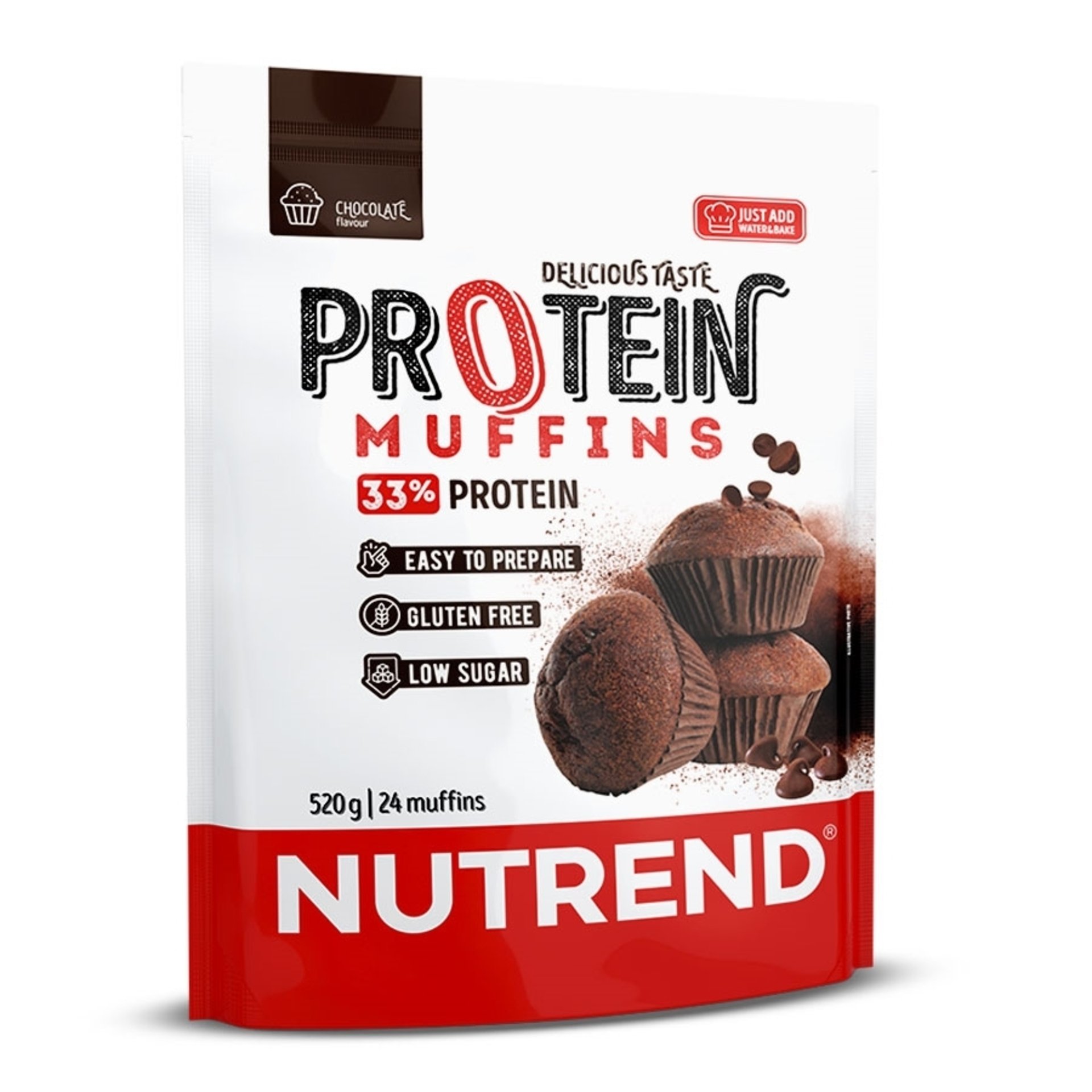 E-shop Nutrend Protein muffins - čokoláda 520 g