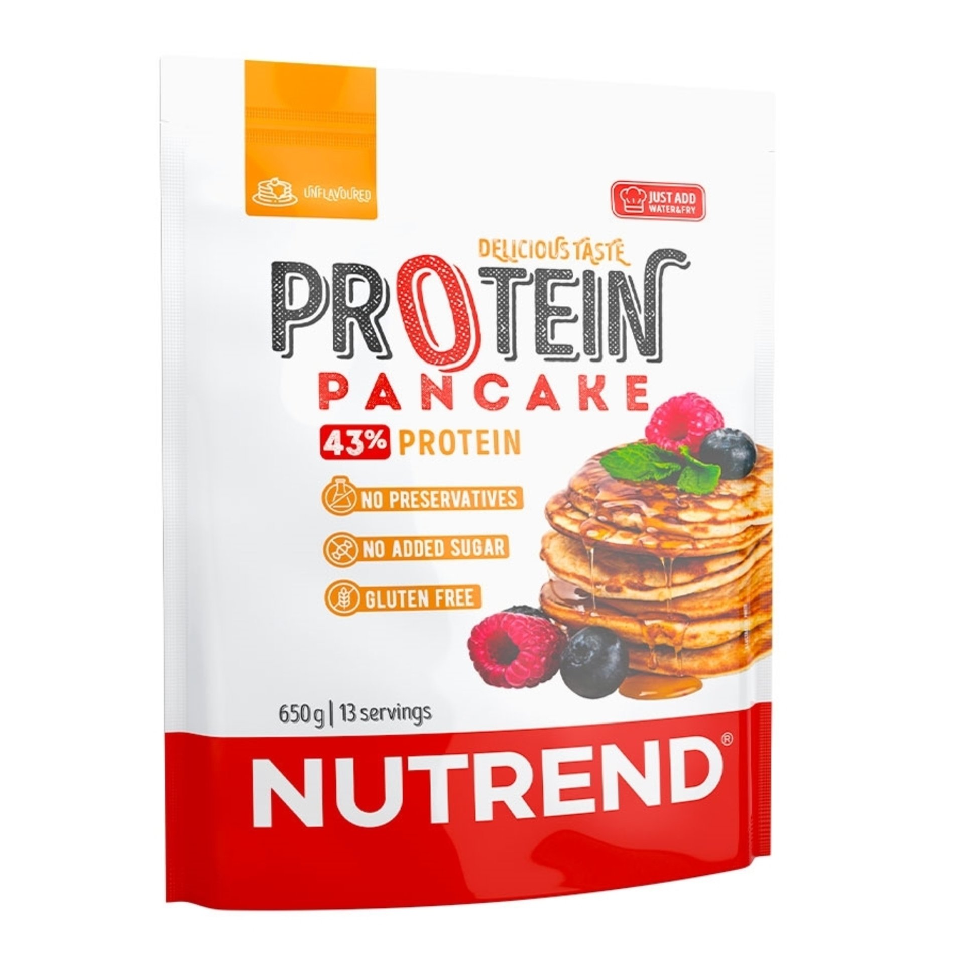 Nutrend Protein pancake bez príchute 650 g