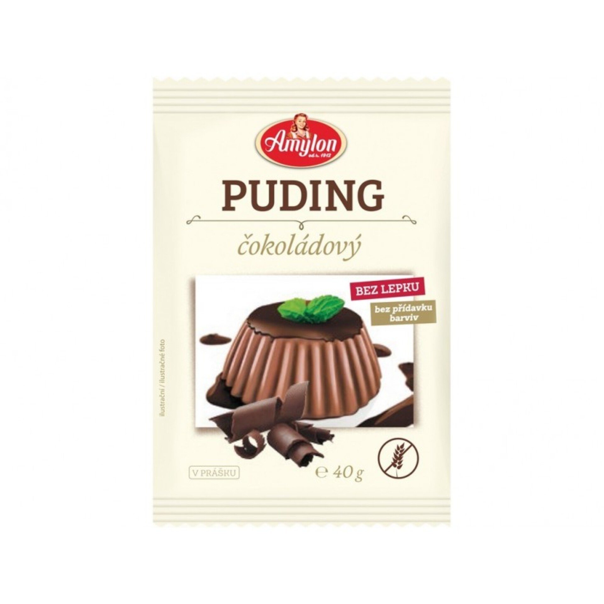 E-shop Amylon Puding čokoládový bezlepkový 40 g