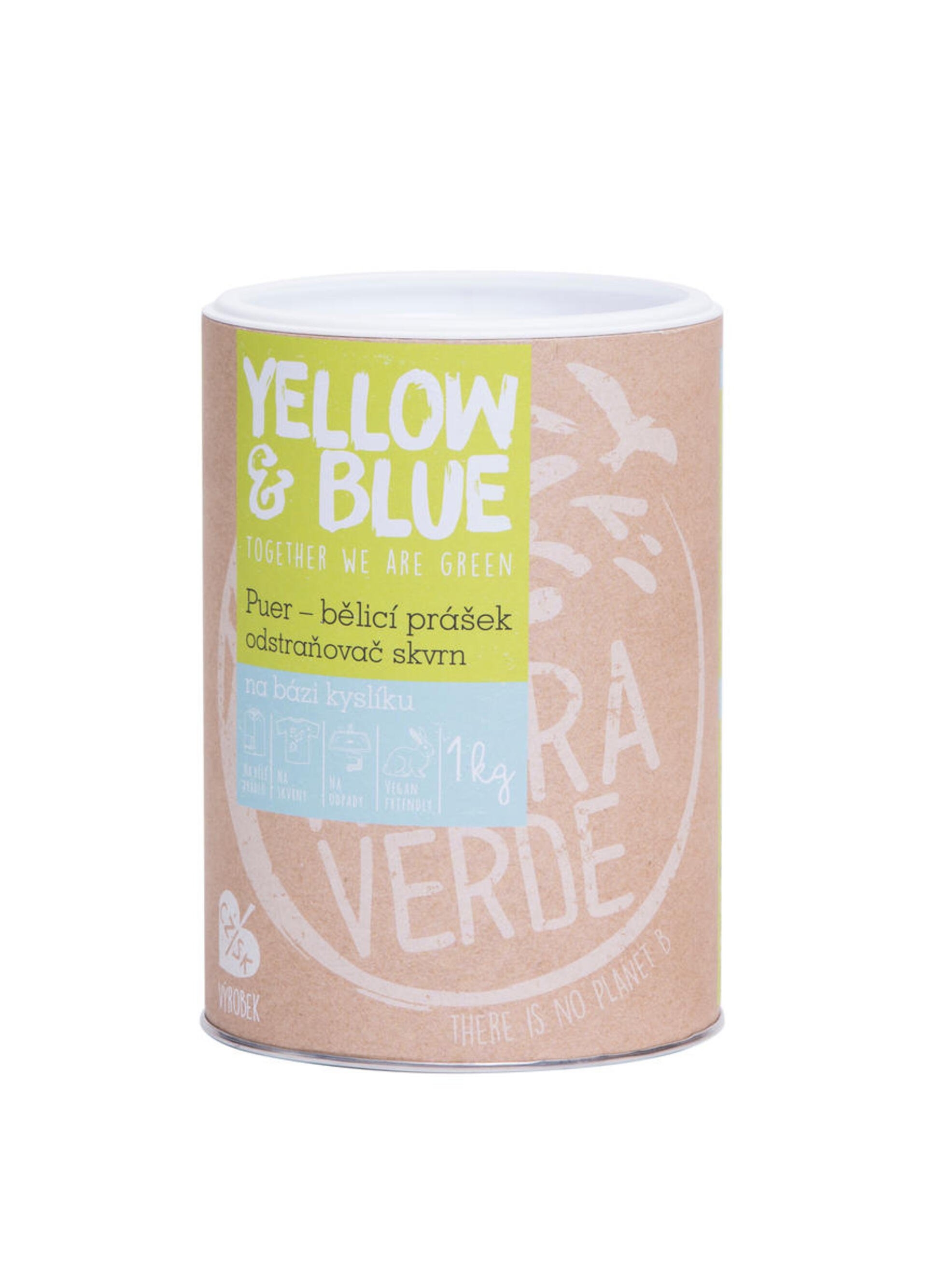 E-shop Tierra Verde Puer bieliaci prášok a odstraňovač škvŕn na báze kyslíka (dóza) 1 kg
