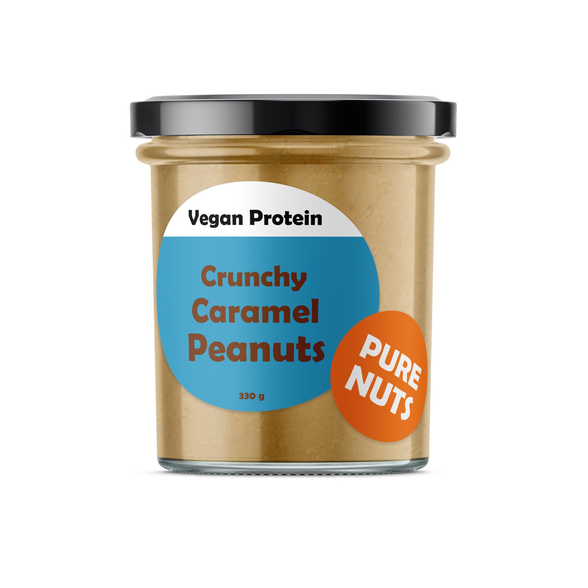 E-shop Pure Nuts Chrumkavý Caramel + Arašidy 330 g