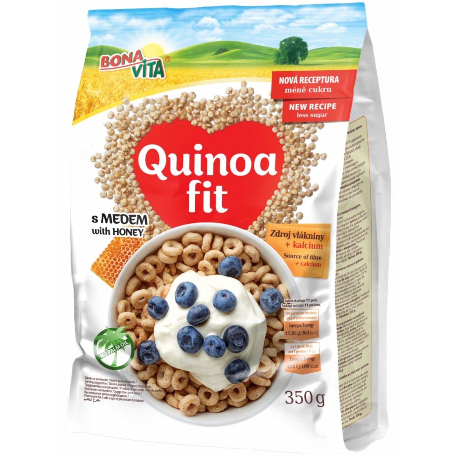 E-shop Bonavita Cereálne lupienky Quinoa fit sáčok 350 g