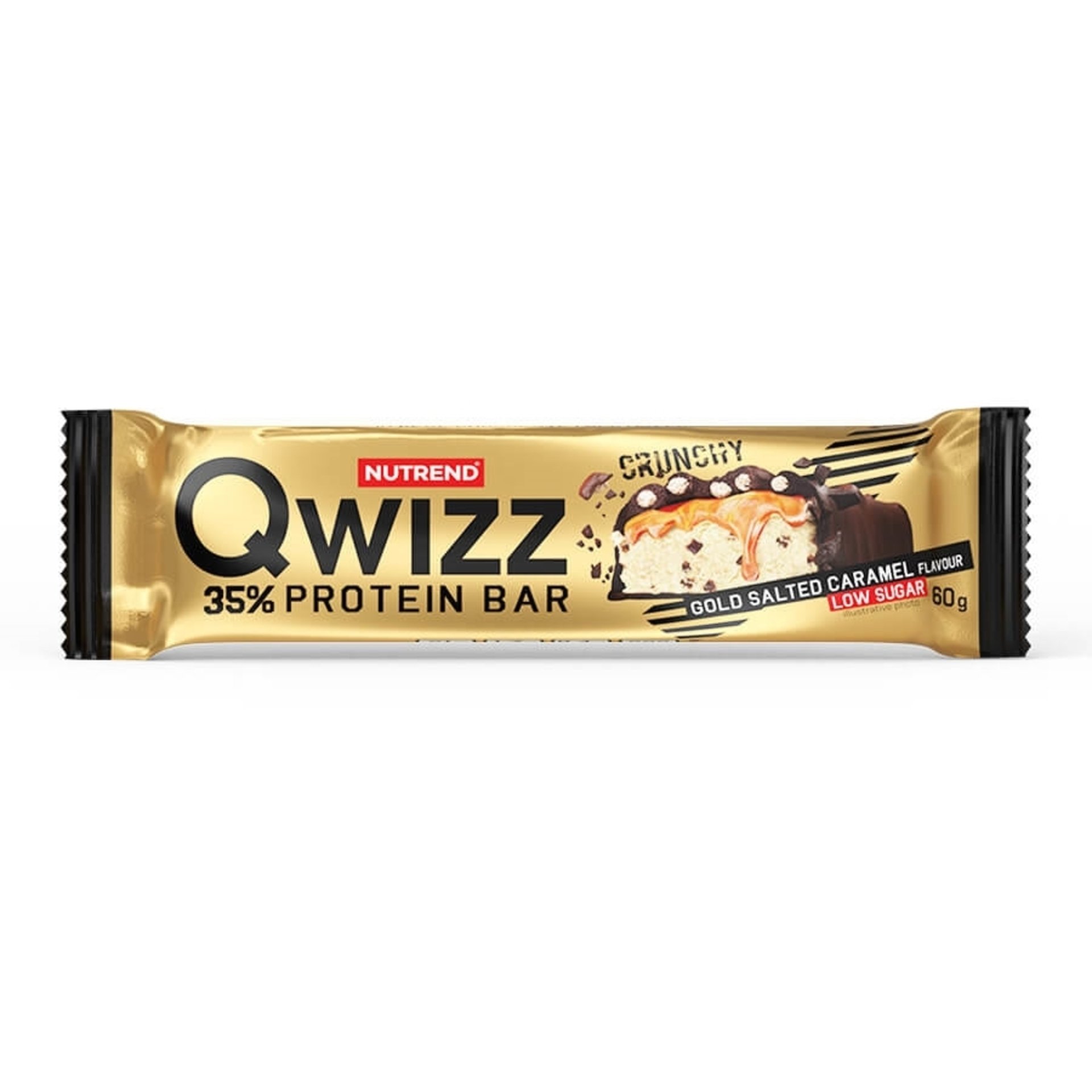 Nutrend Qwizz Proteín Bar 60 g - slaný karamel