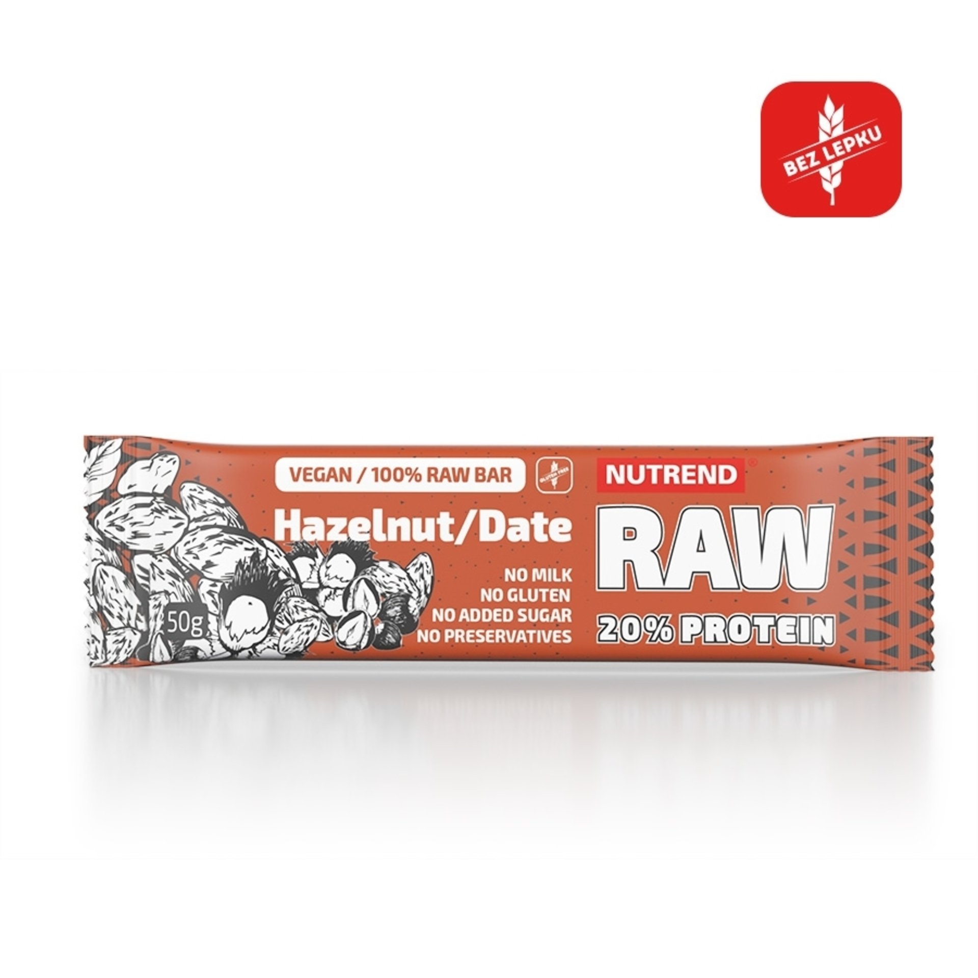 E-shop Nutrend RAW proteín bar 50 g