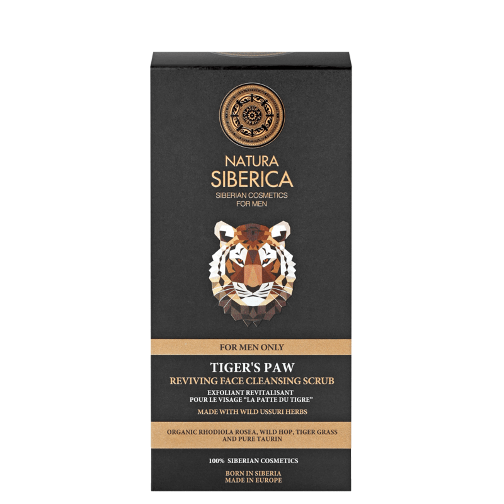 E-shop Natura siberica MEN Revitalizačný čistiaci peeling - Tigria laba, 150 ml