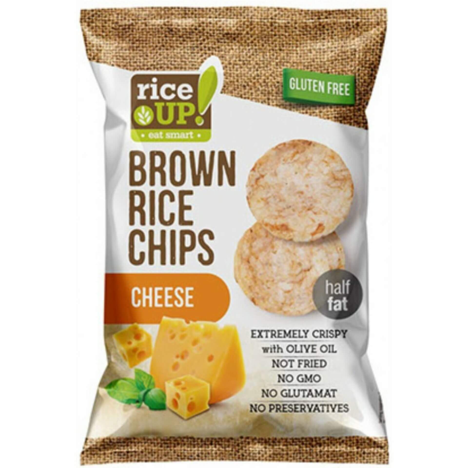 E-shop Rice Up Ryžové chipsy so syrom 60 g