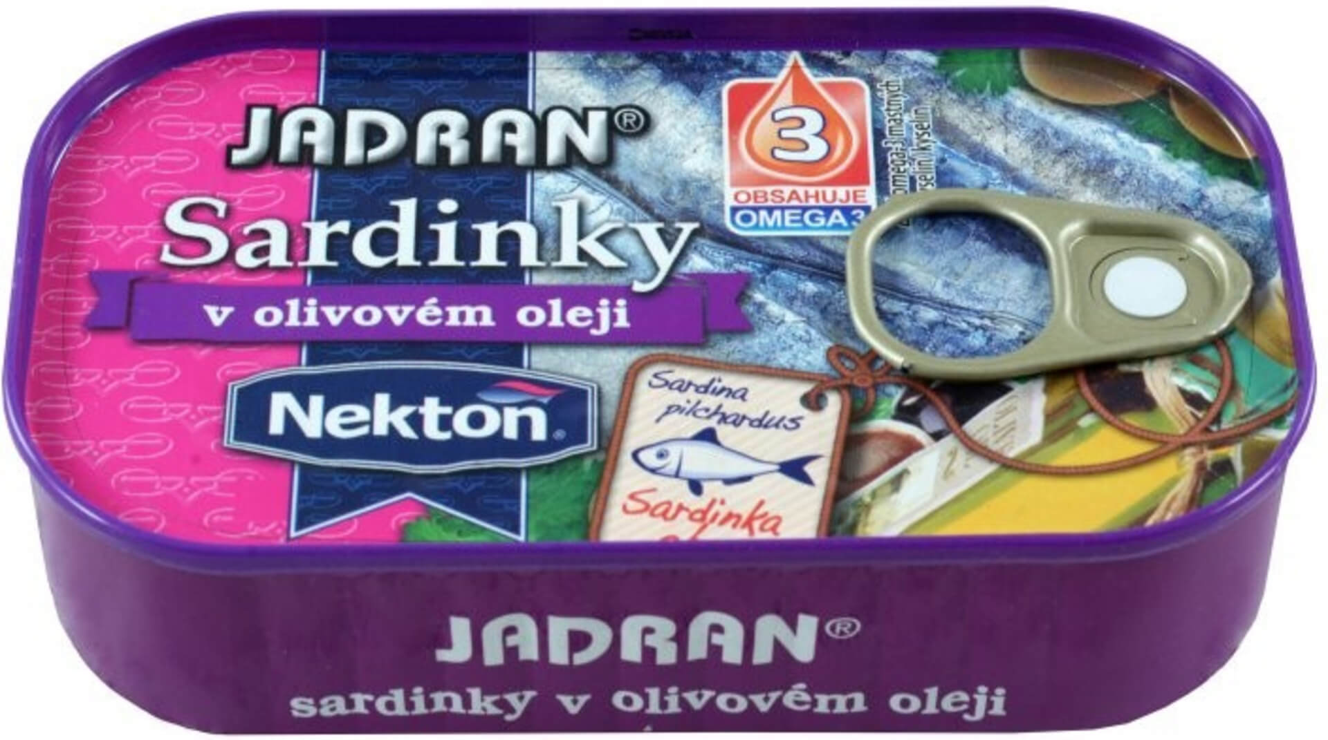 E-shop Nekton Sardinky v olivovom oleji Jadran 125 g