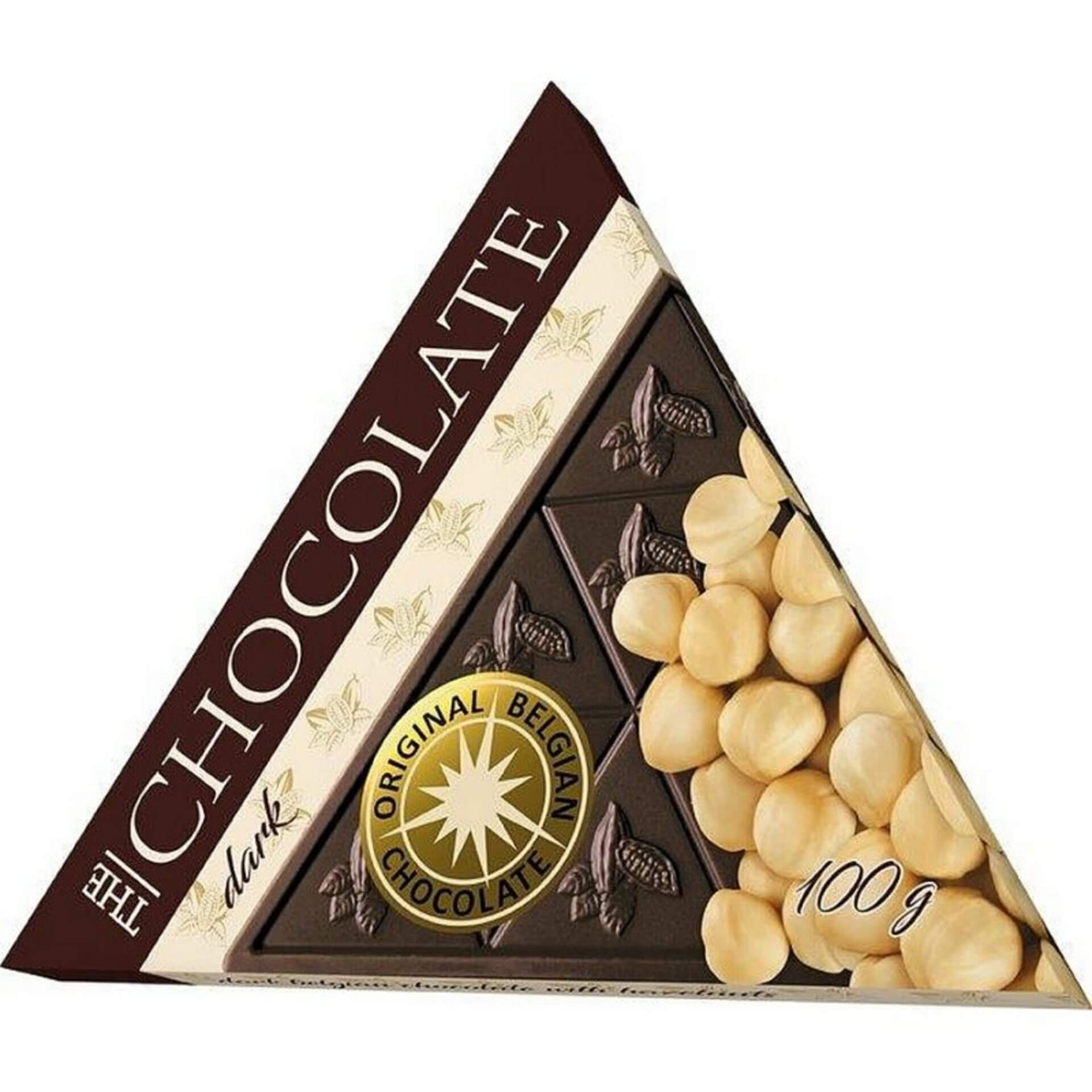 E-shop The Chocolate Horká čokoláda s lieskovými orieškami 100 g