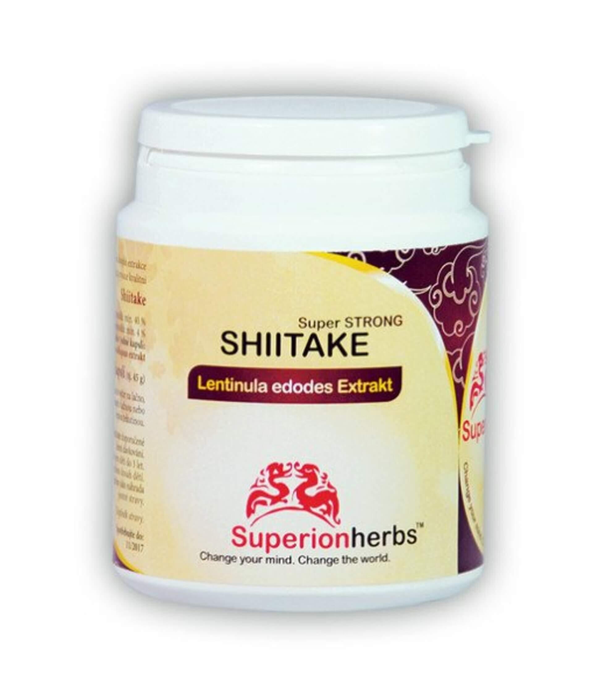E-shop Superionherbs Shiitake 90 kapsúl