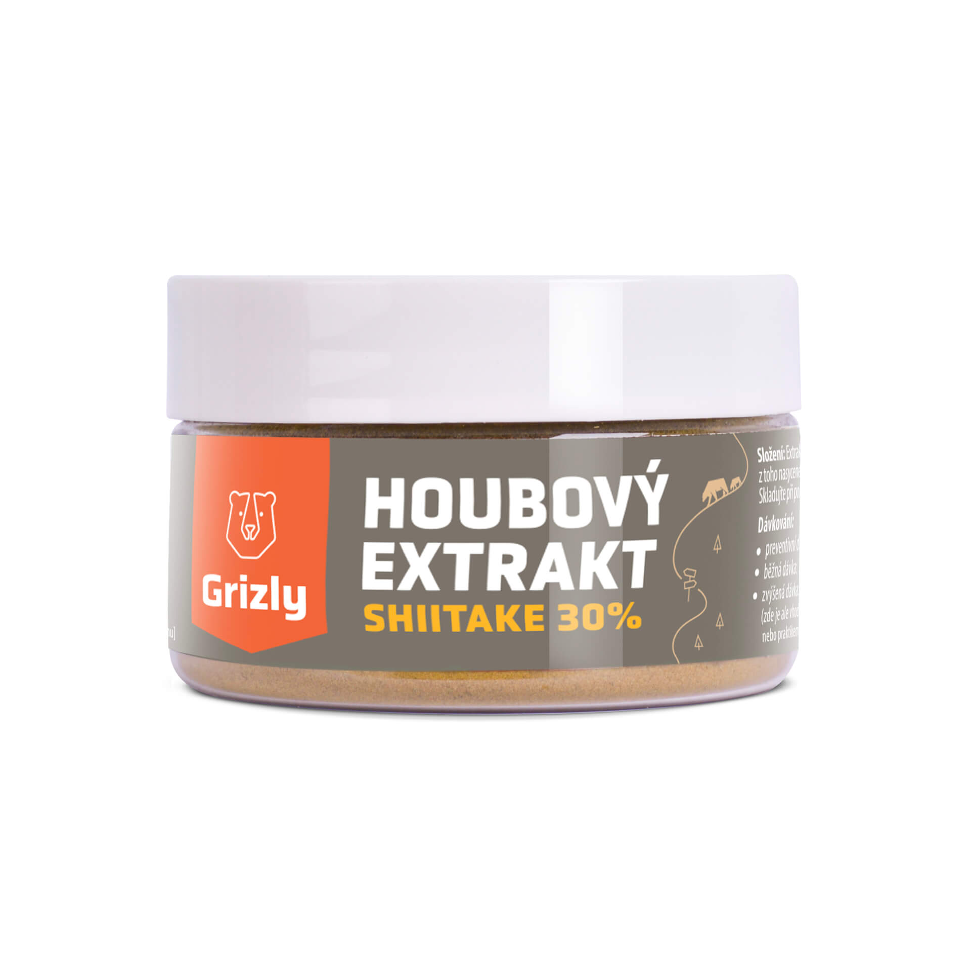 E-shop GRIZLY Hubový extrakt Shiitake 30 g