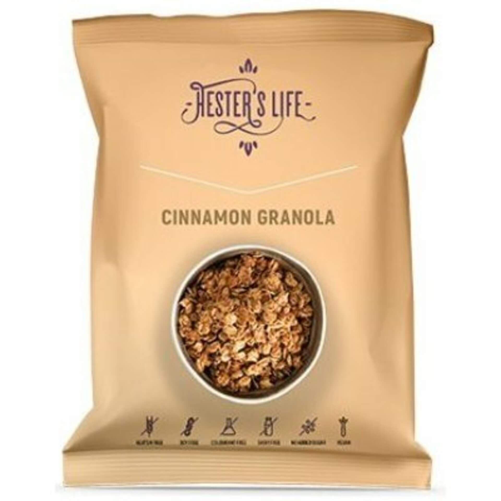 Hesters life Basic Škoricová granola 60 g