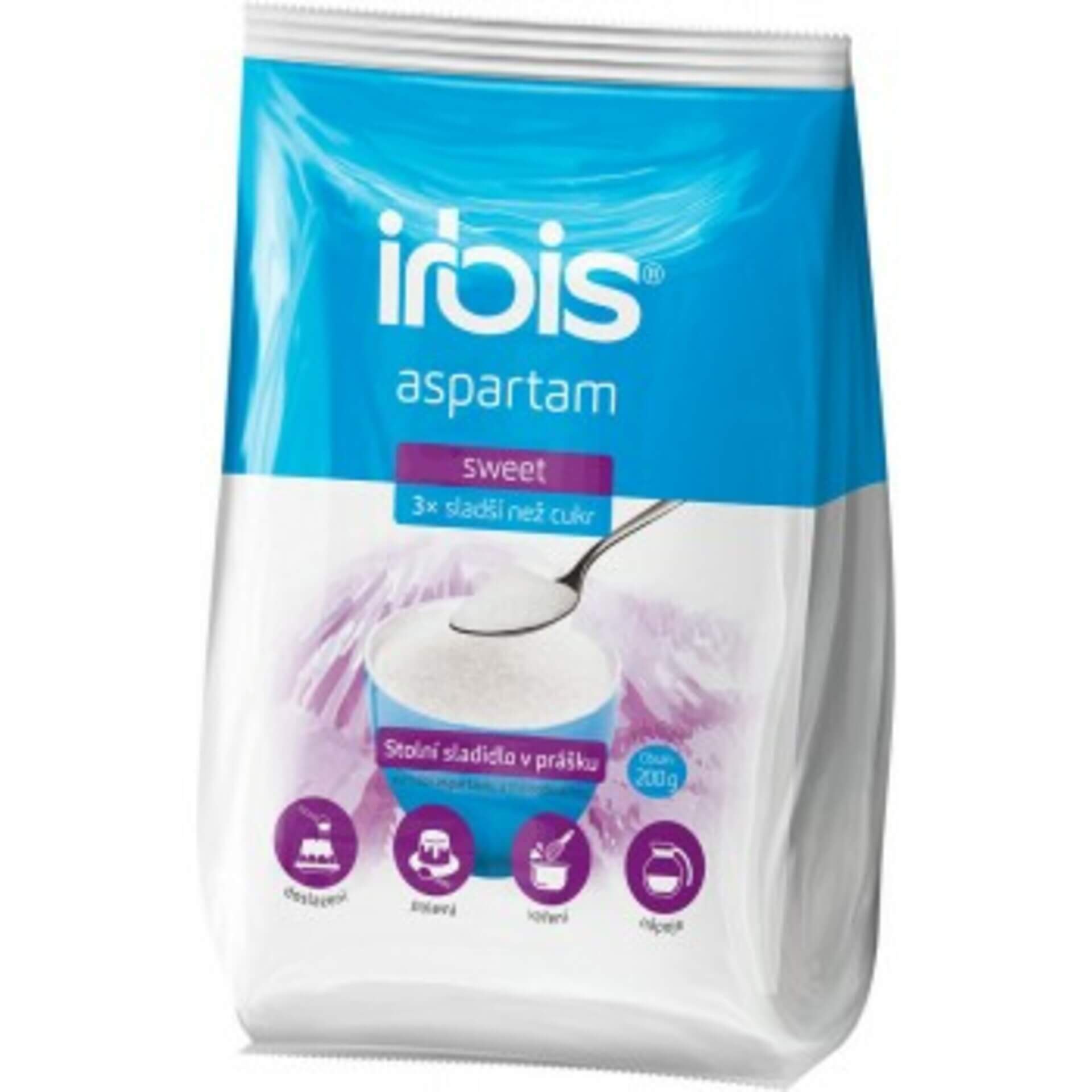 Irbis Aspartám Sweet 3x sl. sypké sladidlo 200 g