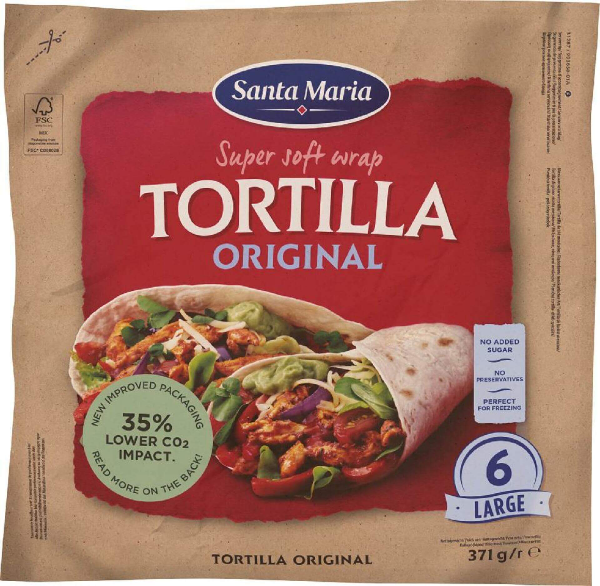 E-shop Santa Maria Wrap tortilla 371 g