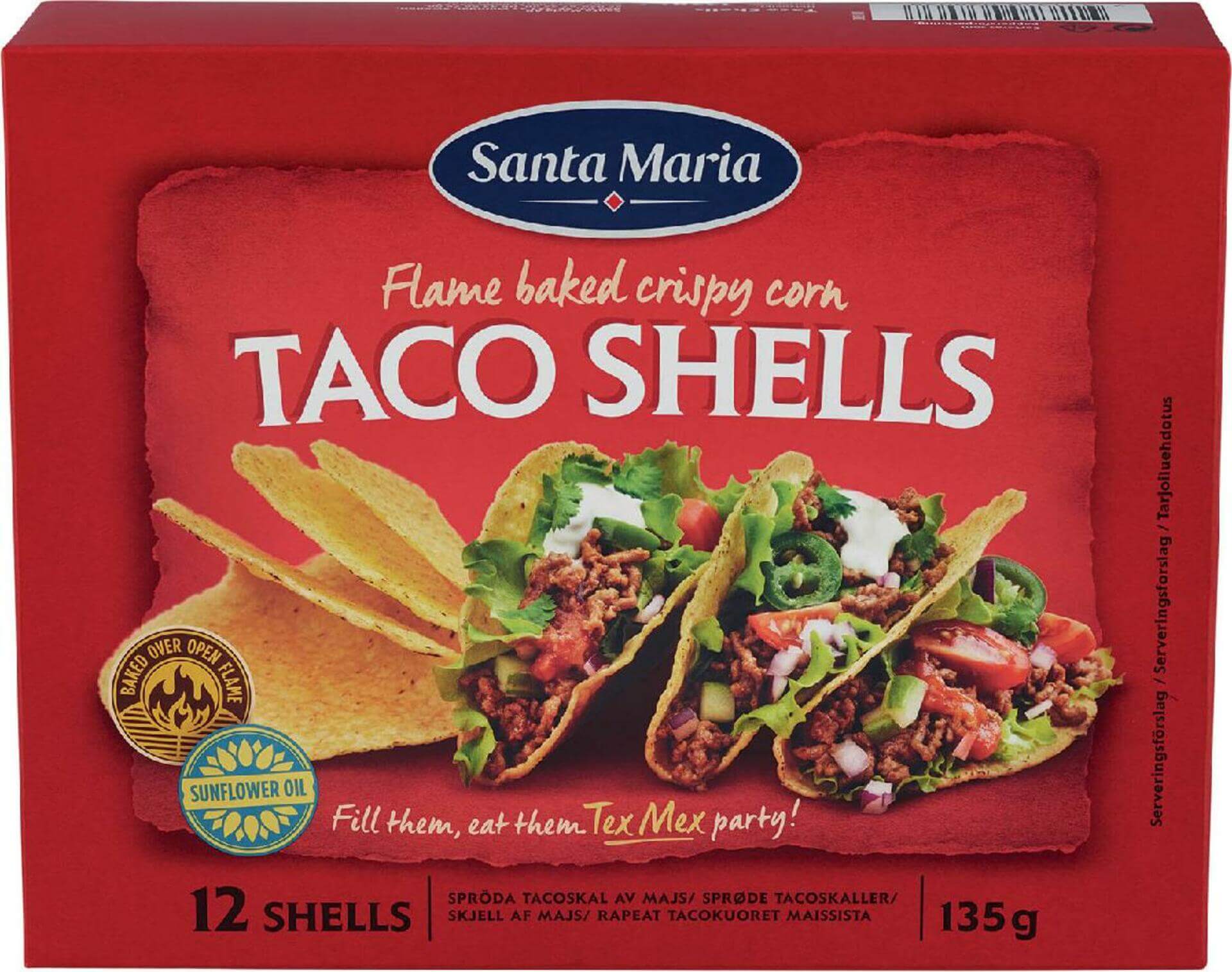 E-shop Santa Maria Taco shells 135 g