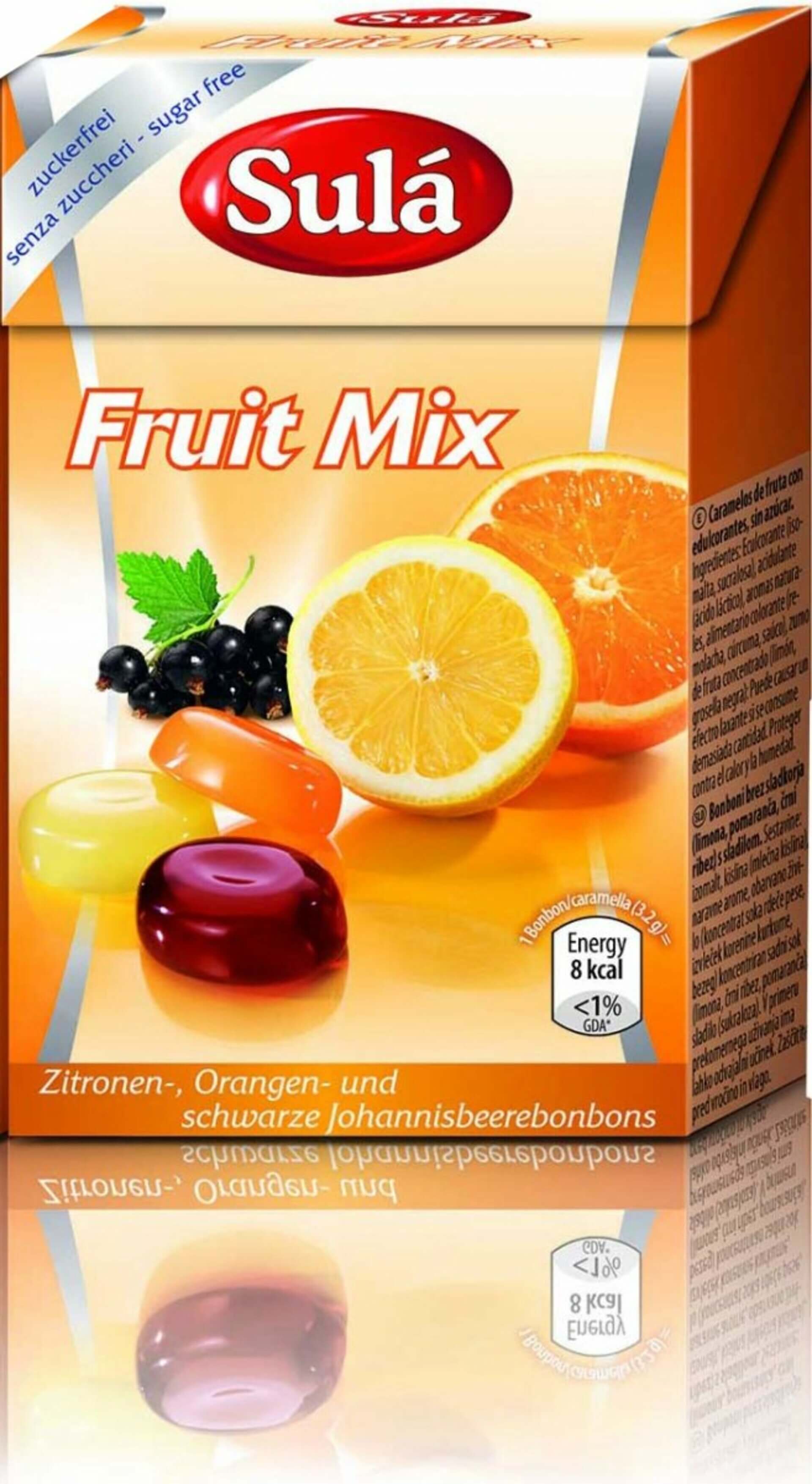 E-shop Šula Cukríky bez cukru fruit mix 44 g