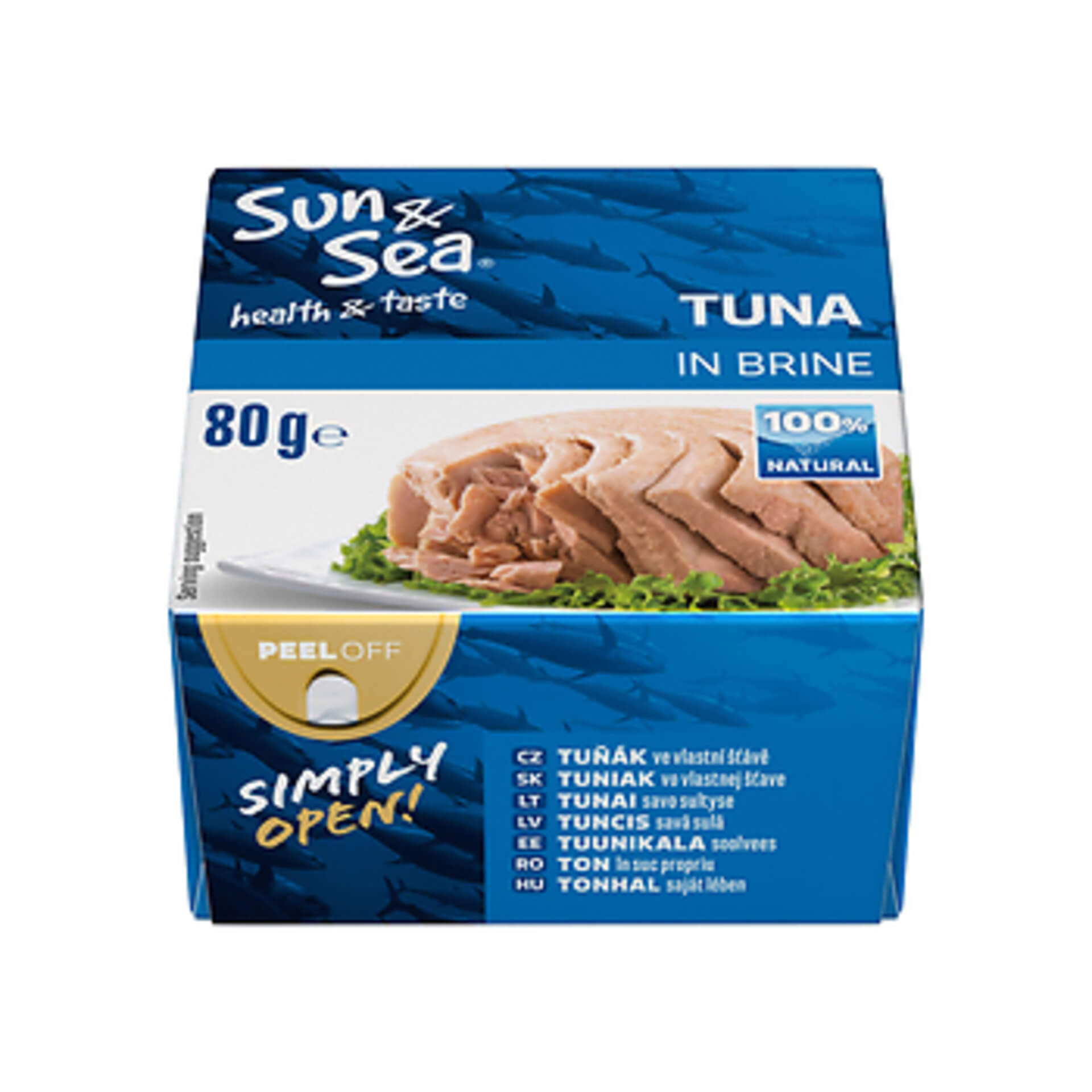 E-shop Sun & Sea Tuniak vo vlastnej šťave 80 g