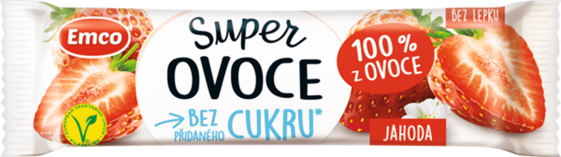 E-shop Emco Tyčinka Super ovocia jahoda 30 g