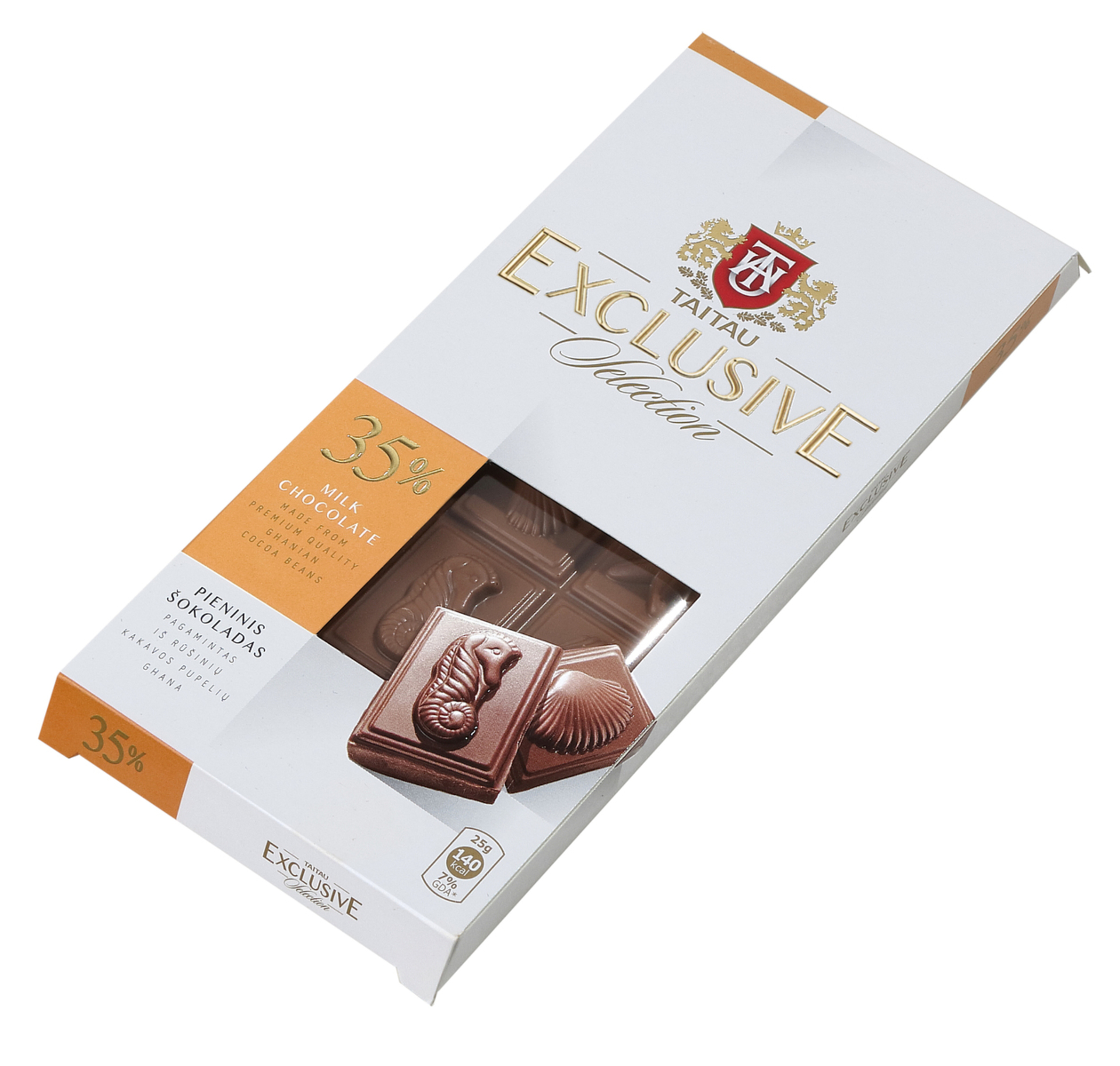 E-shop Taitau Exclusive Selection Mliečna čokoláda 35% 100 g