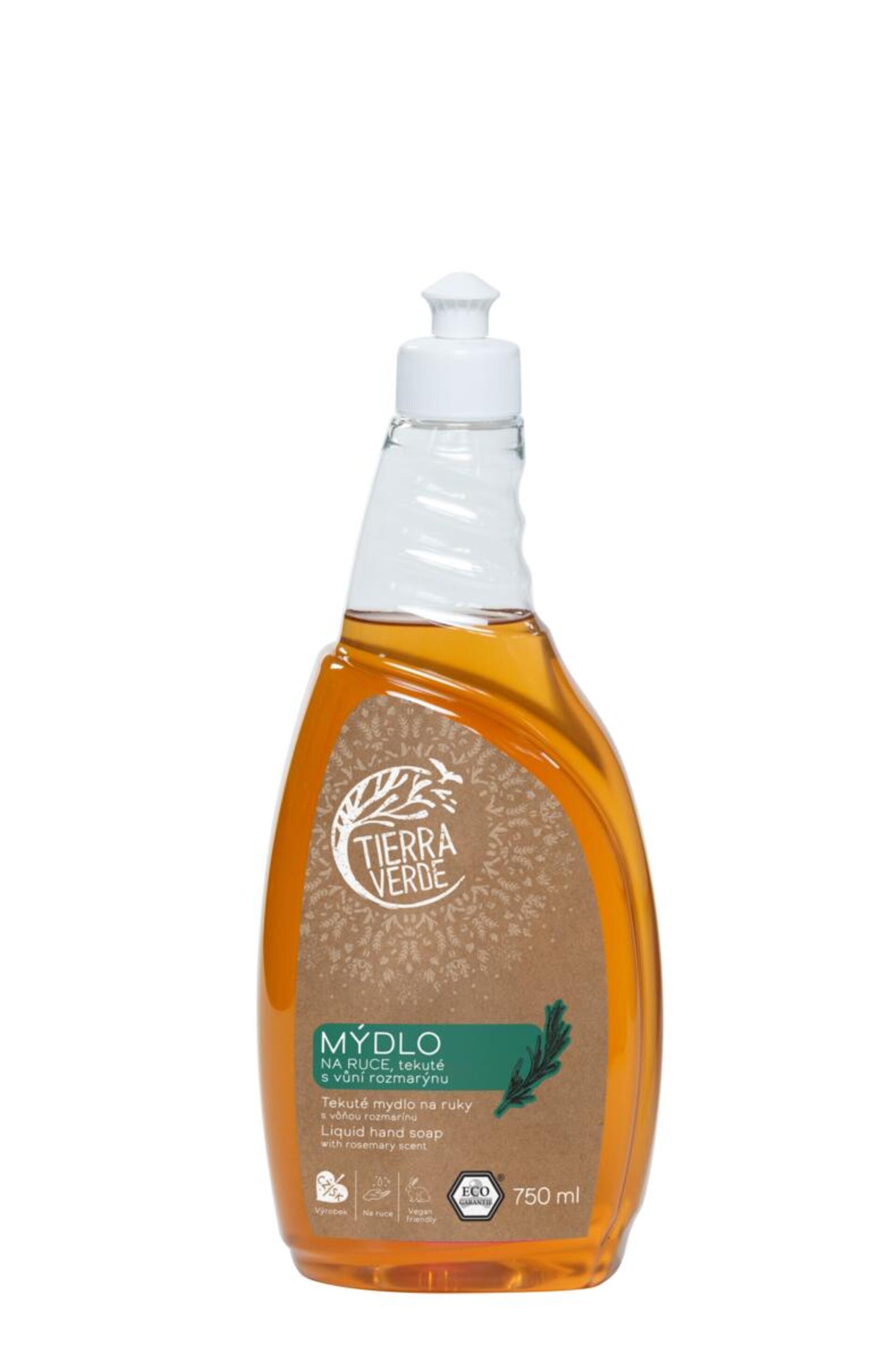 E-shop Tierra Verde Tekuté mydlo na ruky Rozmarín 750 ml