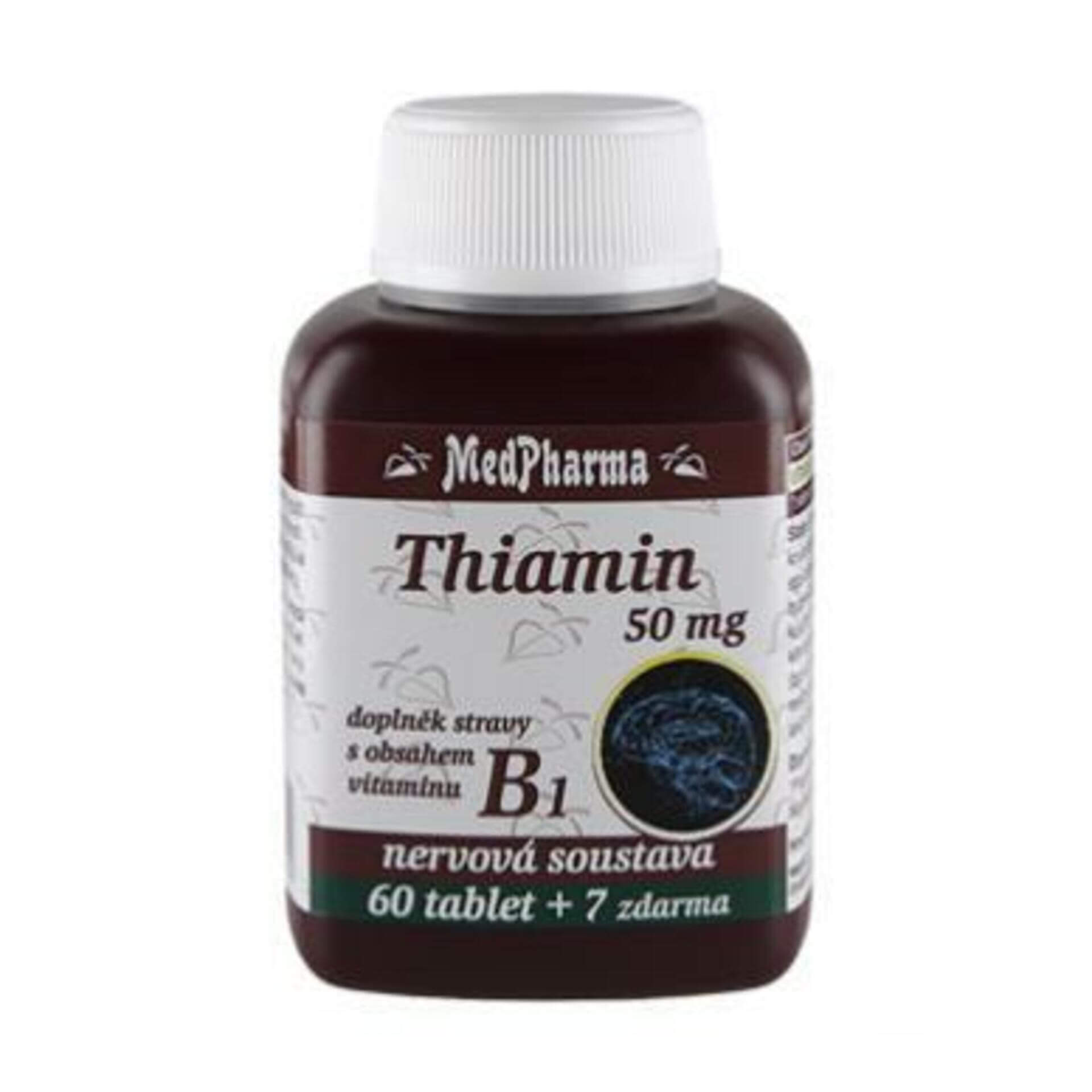 E-shop MedPharma Tiamín 50 mg + vit B1 67 tabliet