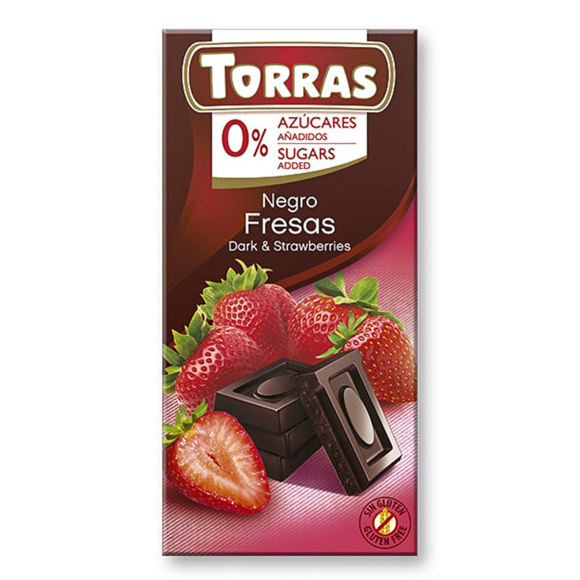 E-shop Torras čokoláda s jahodou 75 g