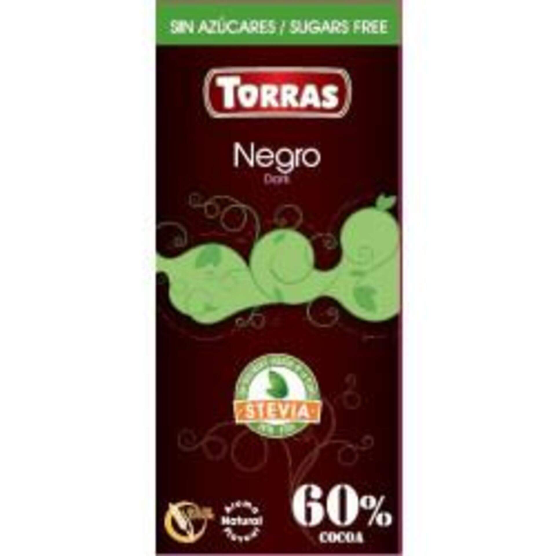 E-shop Torras Horká čokoláda so stéviou 100 g