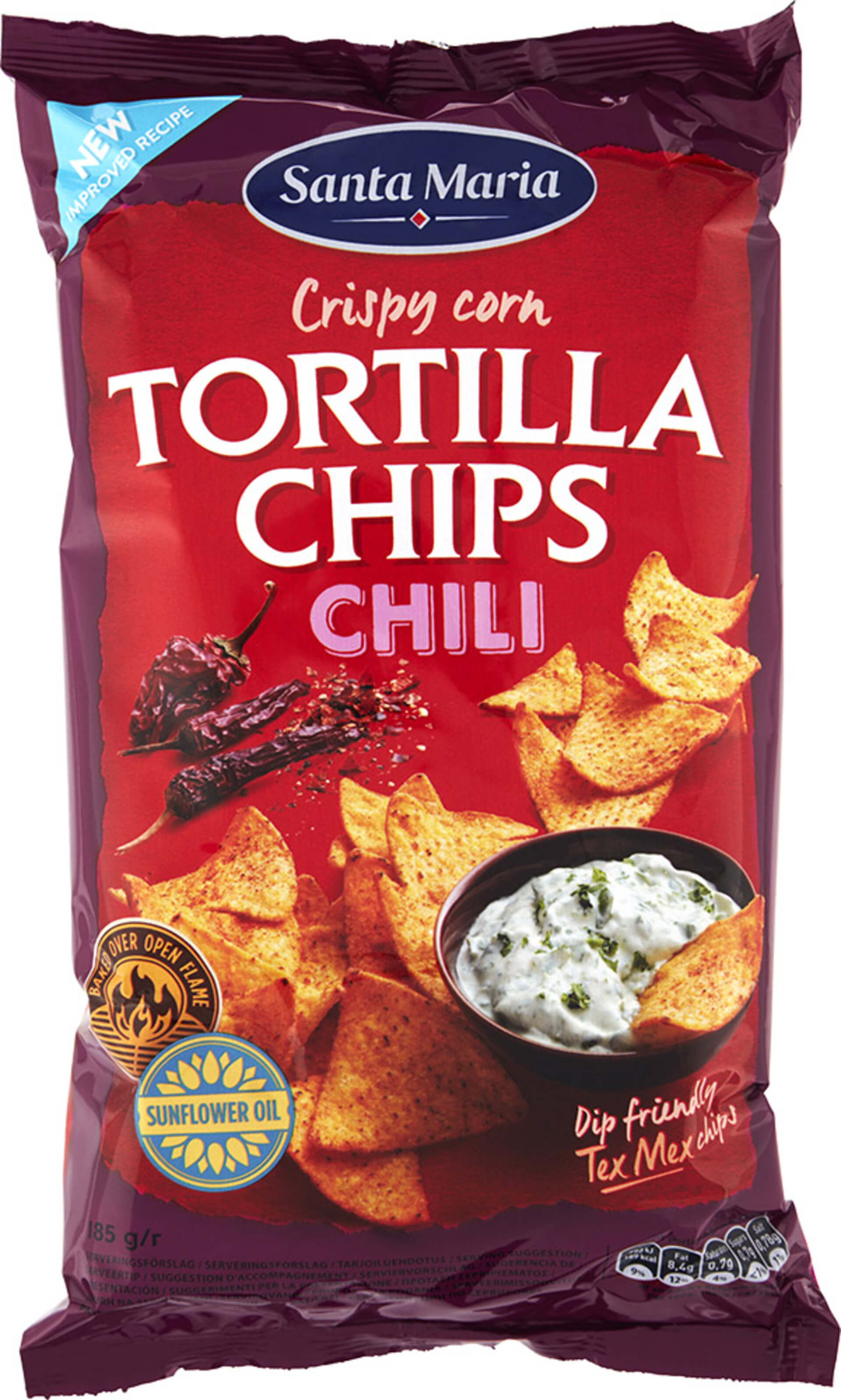 E-shop Santa Maria Tortilla chips chilli 185 g