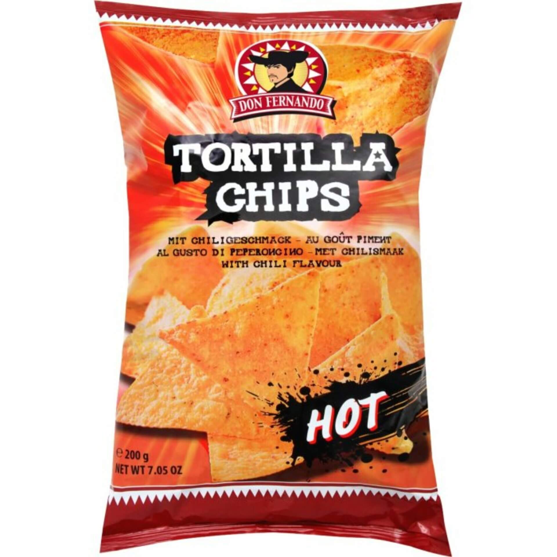 E-shop Don Fernando Tortilla Chips chilli 200 g