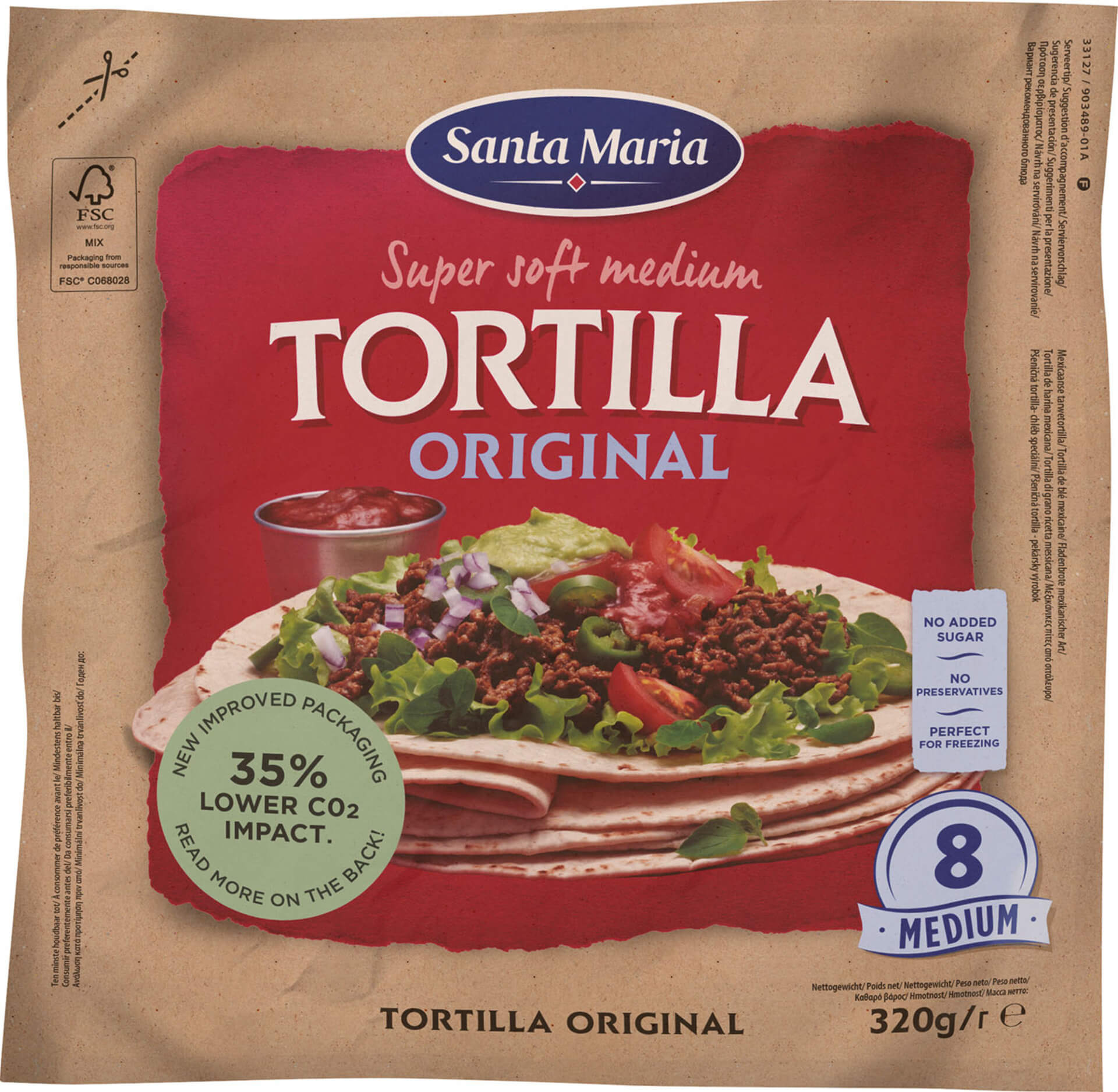 E-shop Santa Maria Soft tortilla 320 g