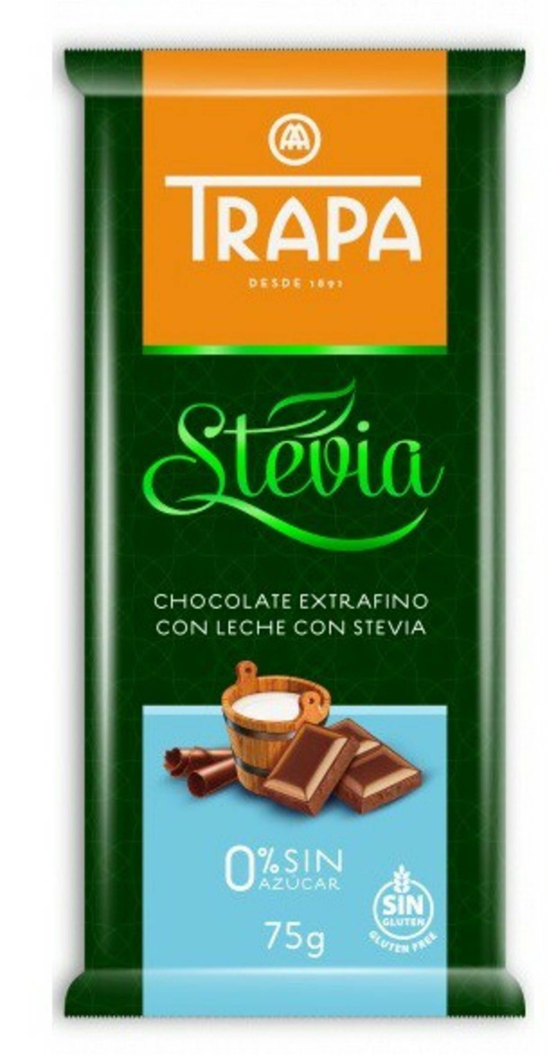 E-shop Trapa Čokoláda mliečna so stéviou 75 g