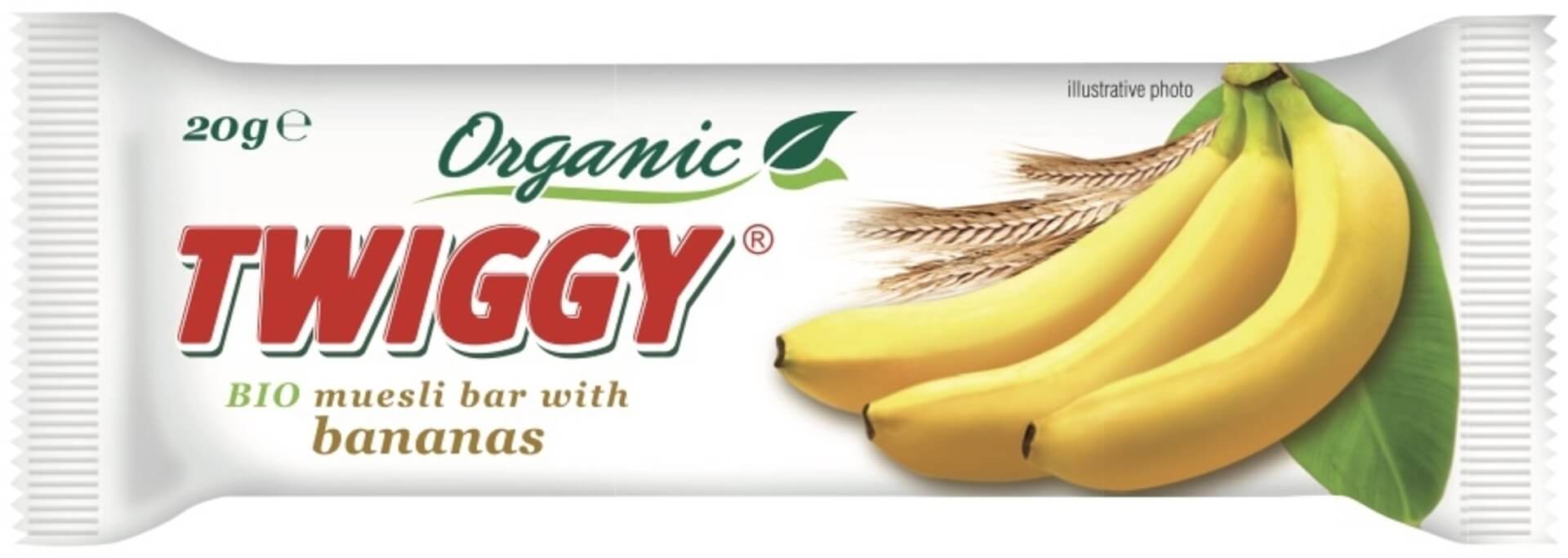E-shop Twiggy Müsli organic s banánmi 20 g BIO