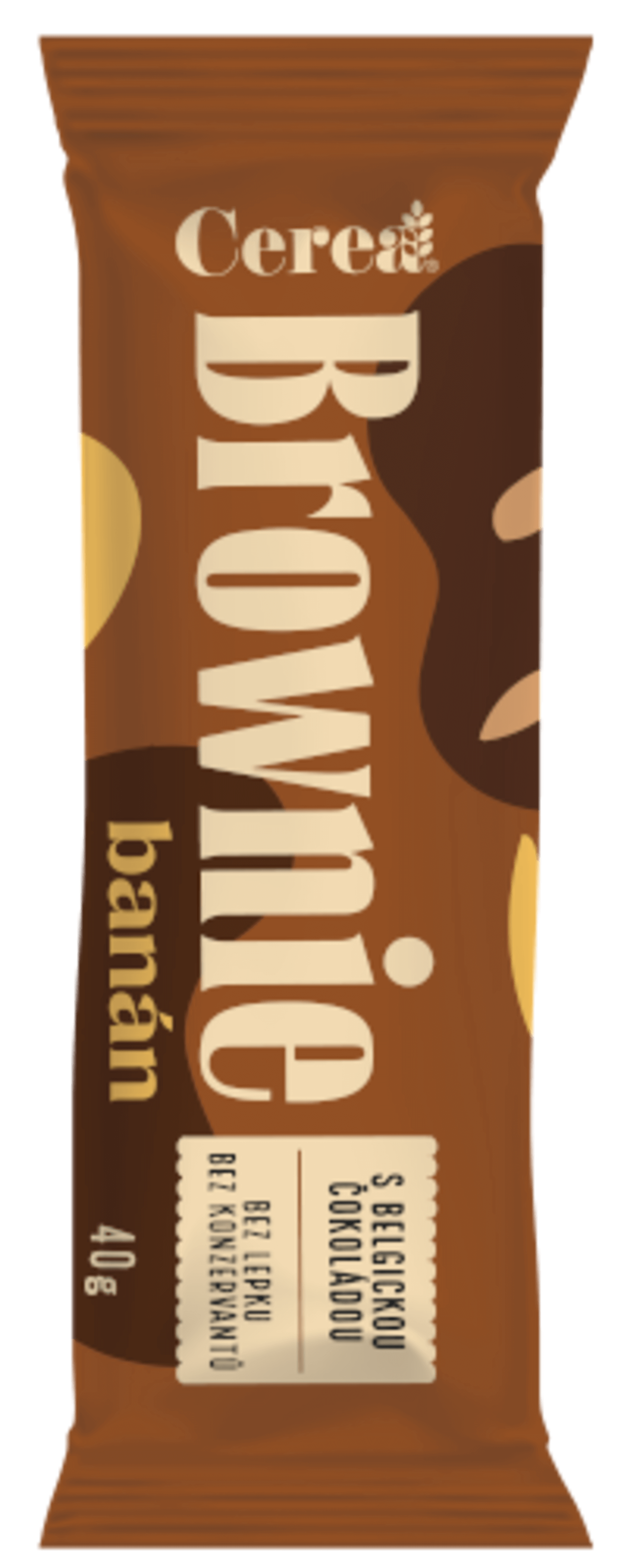 Cerea Brownie glutén free banán 40 g