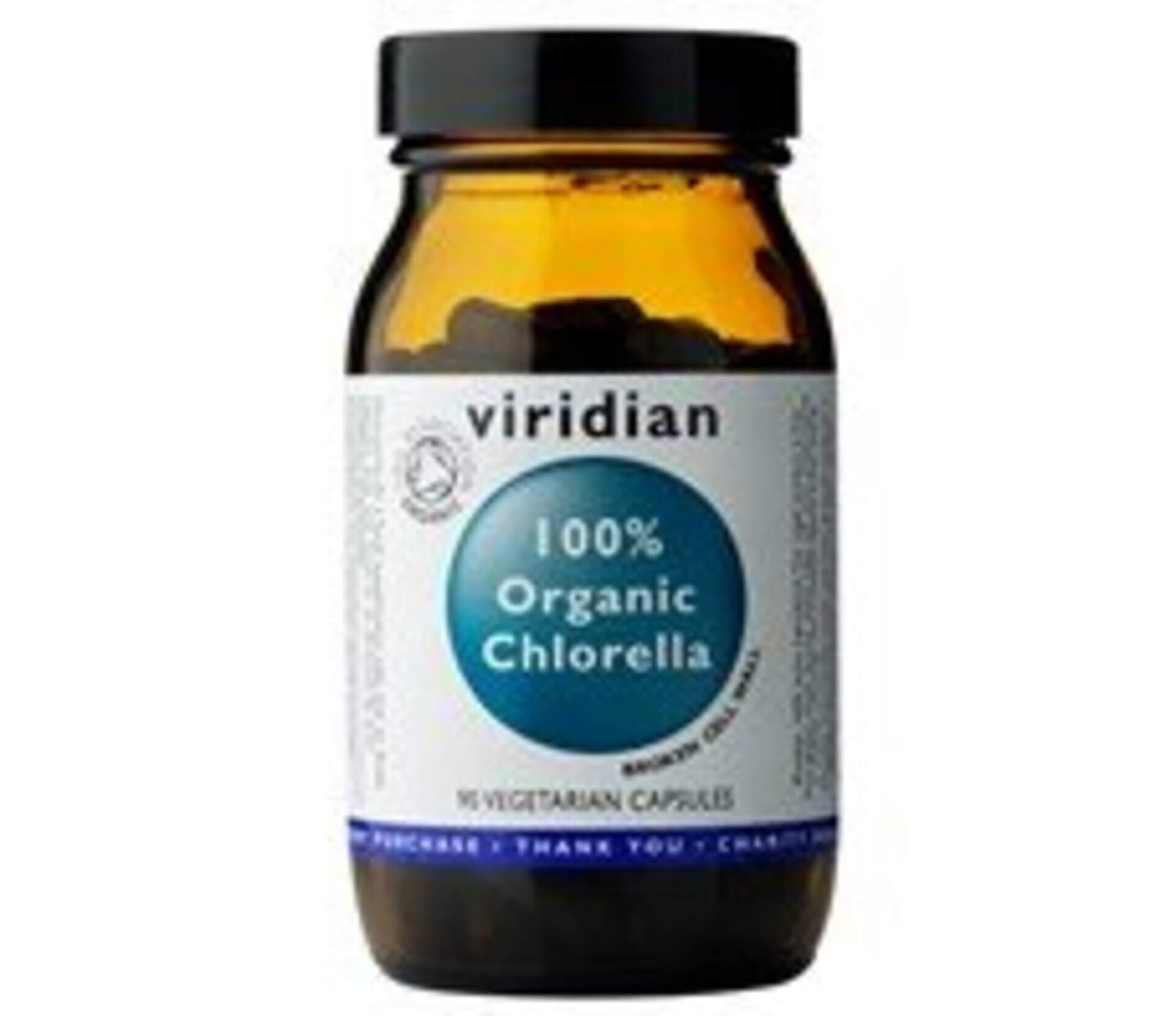 E-shop Viridian 100% Organic Chlorella 90 kapsúl