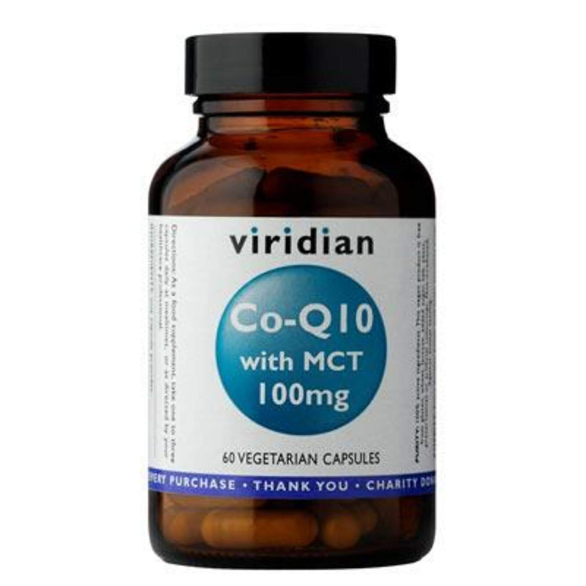 Viridian co-enzým Q10 with MCT 30 kapslí