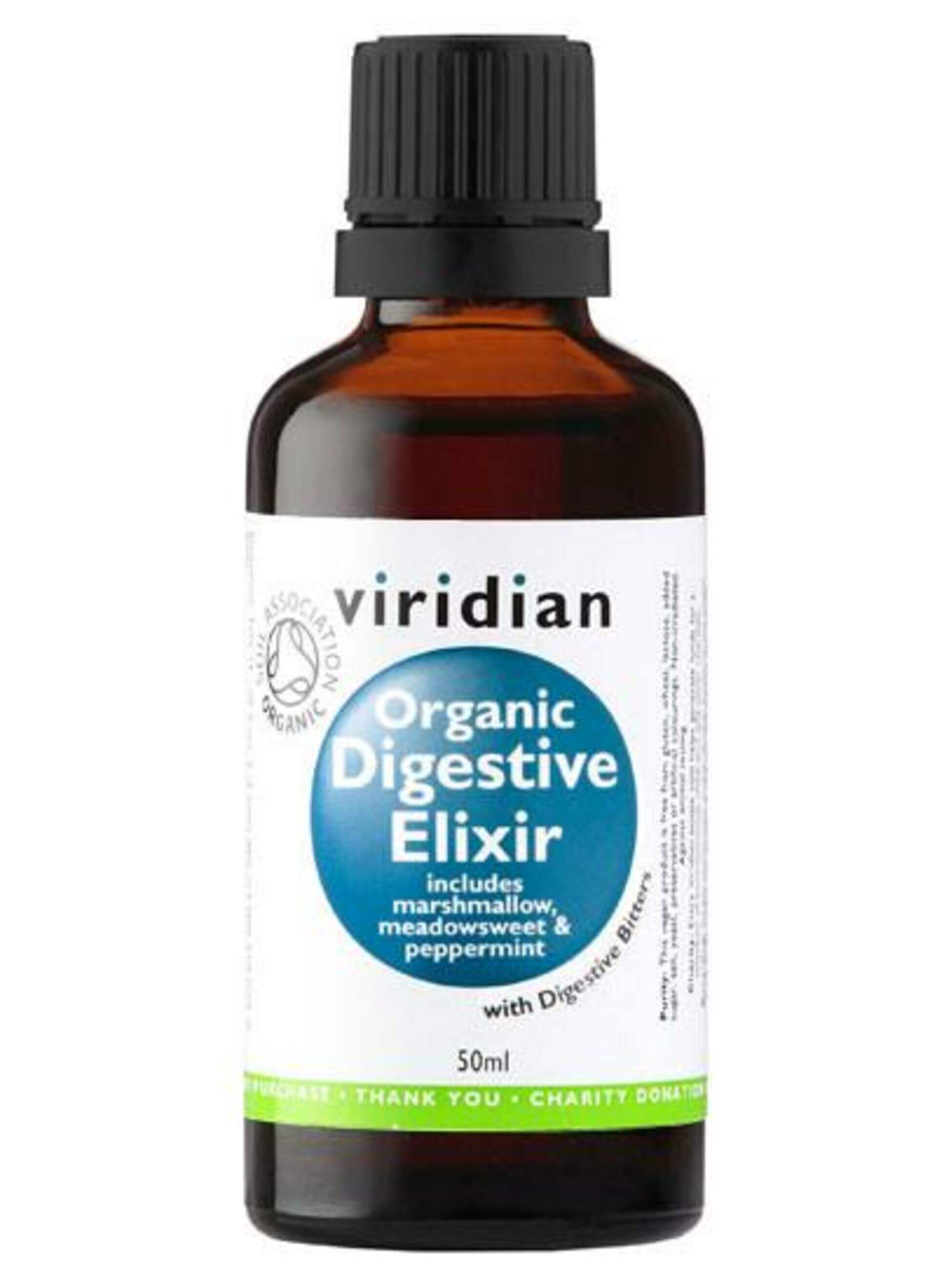 E-shop Viridian 100% Organic Digestive Elixir 50 ml