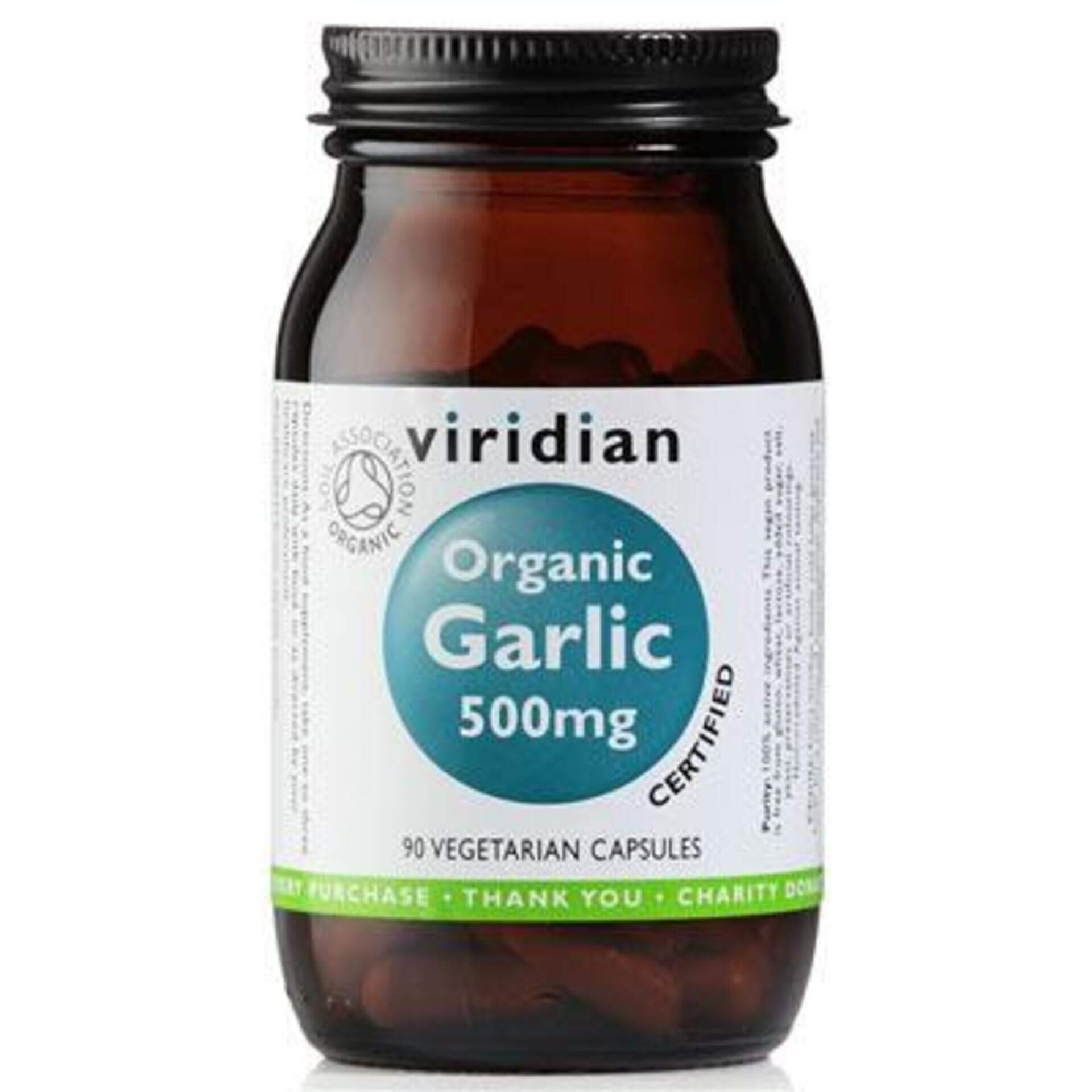 E-shop Viridian Garlic organic 500 mg 90 kapslí