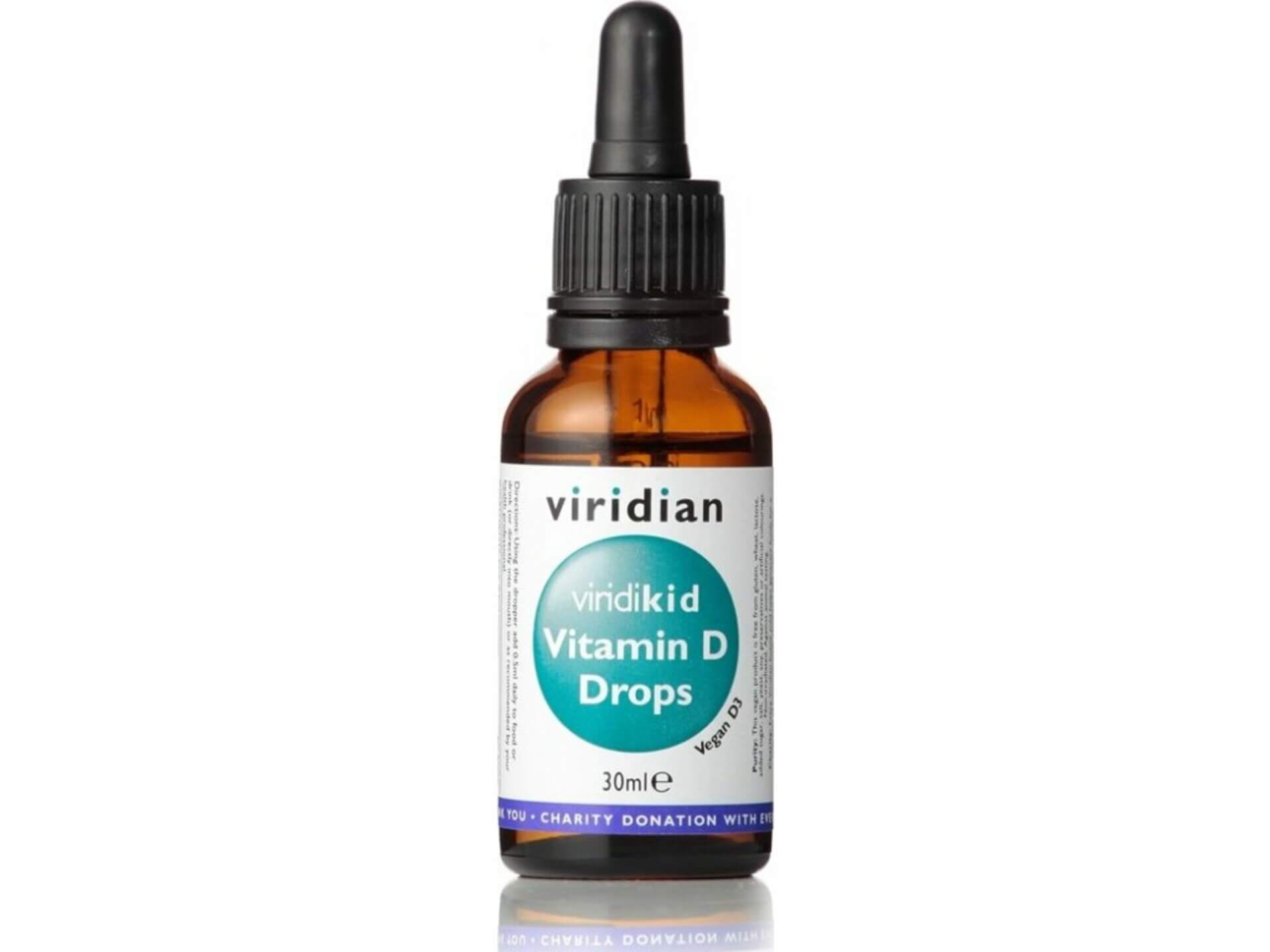 E-shop Viridian Viridikid Vitamín D Drops 400IU 30 ml