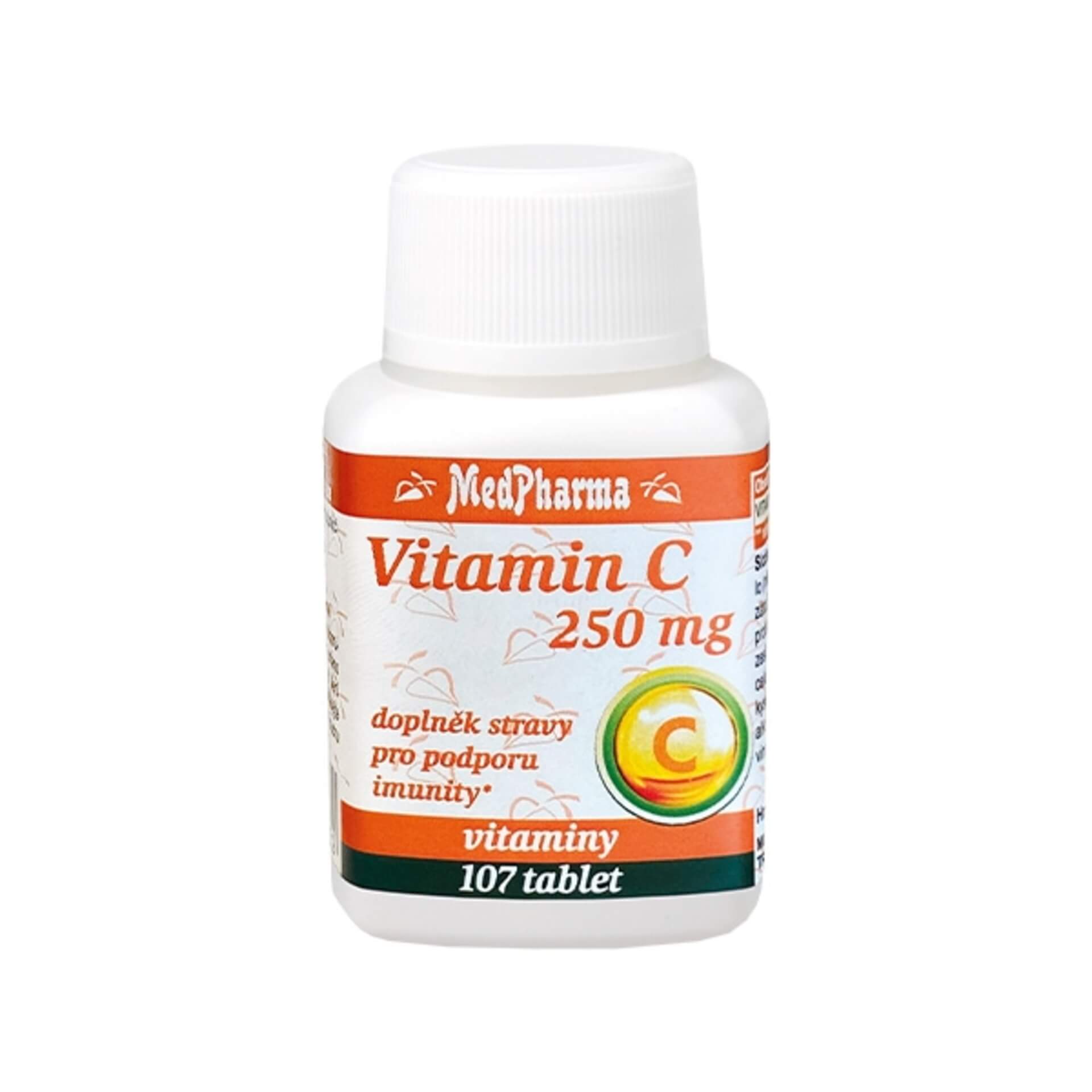 E-shop MedPharma Vitamín C 250 mg 107 tabliet