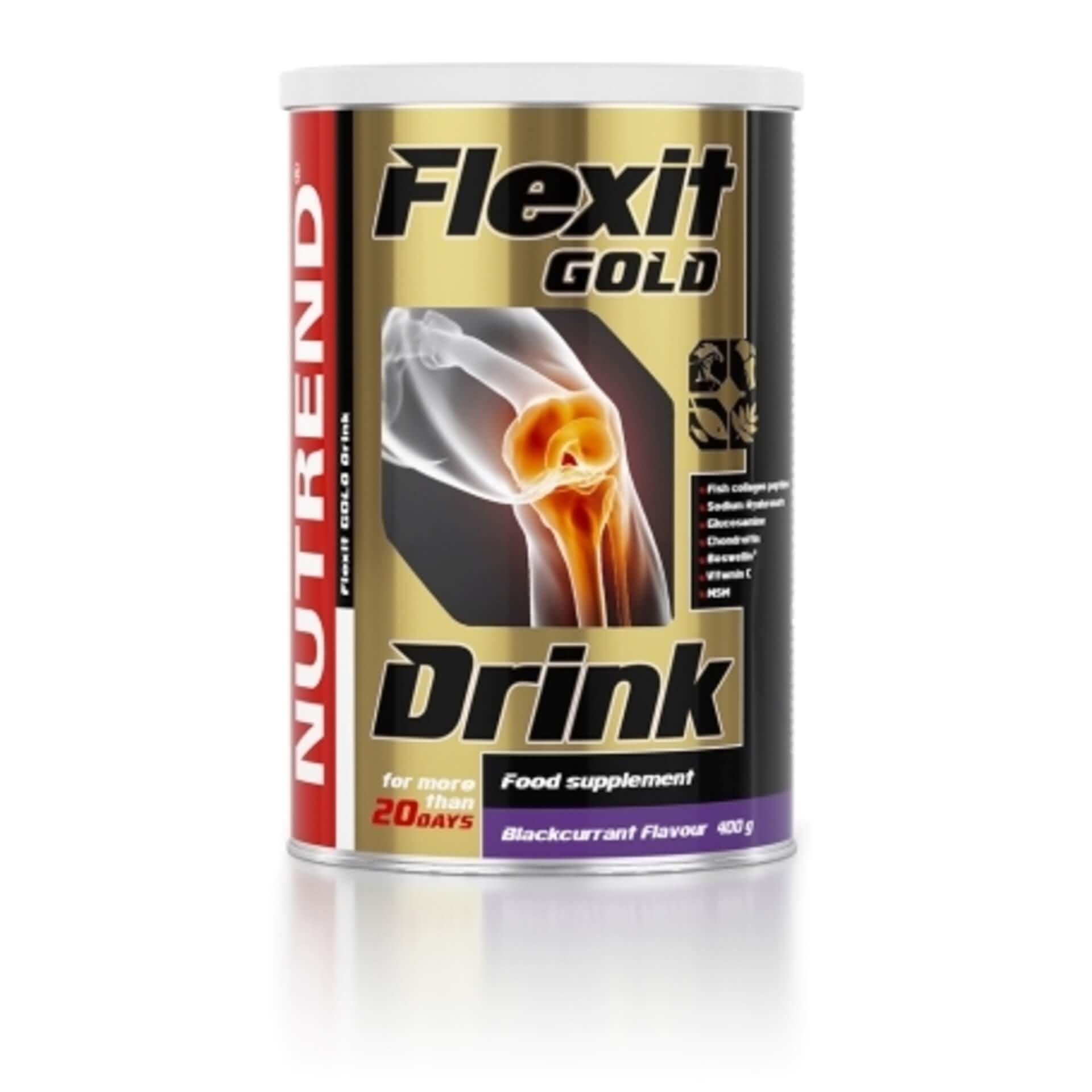 Nutrend Flexit Gold Drink 400 g - čierna ríbezla