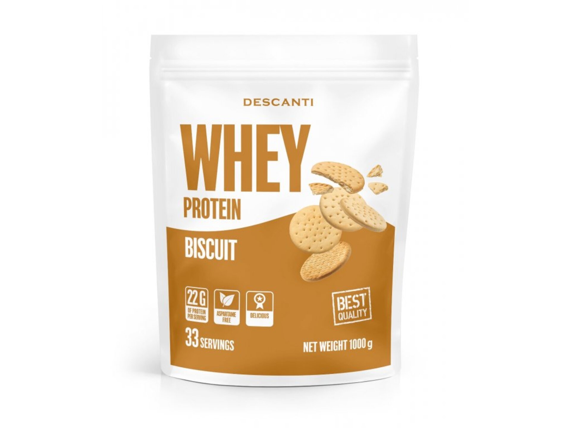 E-shop Descanti Whey Protein Biscuit 1000 g