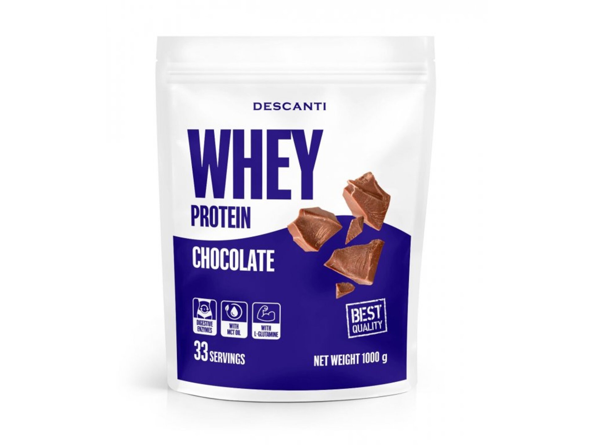 E-shop Descanti Whey Protein Chocolate 1000 g